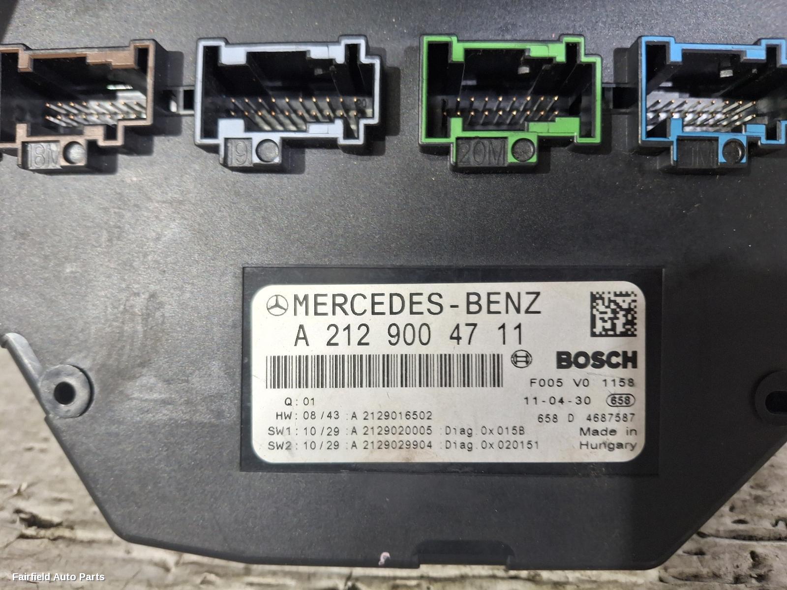 2007-2015 Mercedes C Class Fuse Box