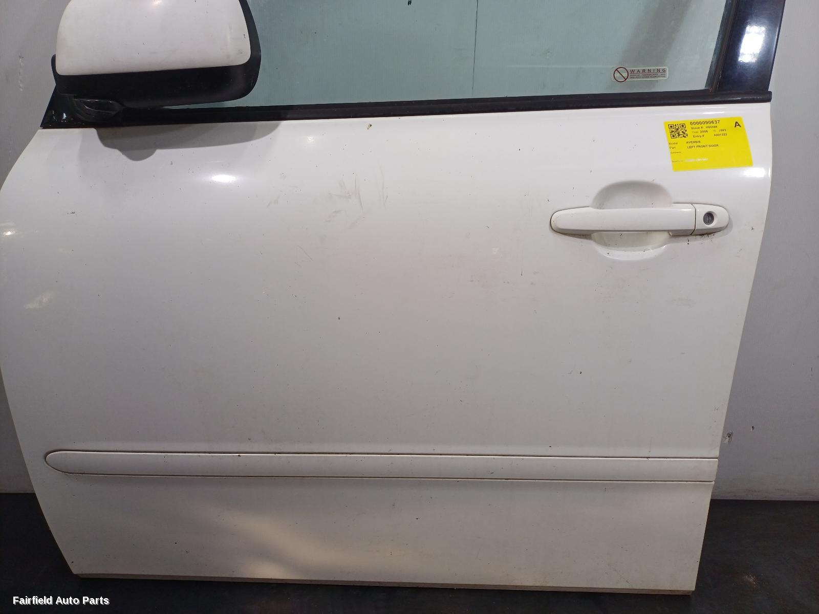 2001-2010 Toyota Avensis Left Front Door