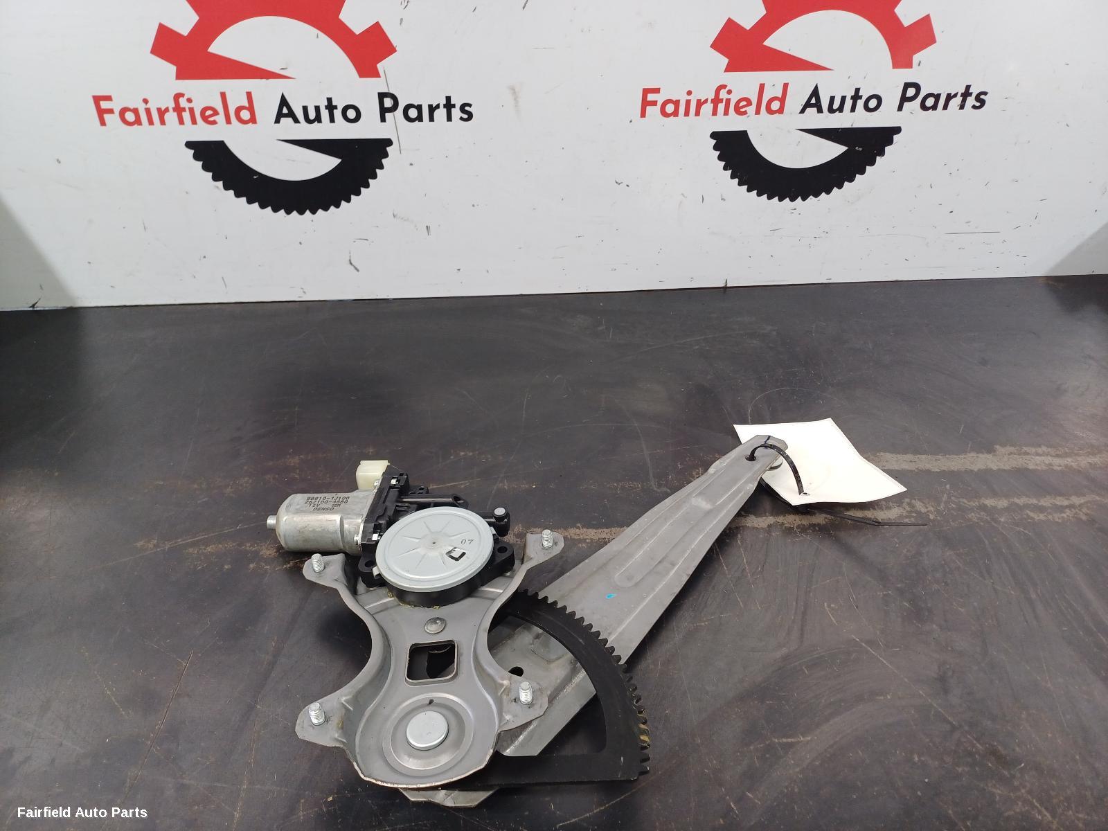 2010-2015 Hyundai I20 Right Rear Wnd Reg Motor