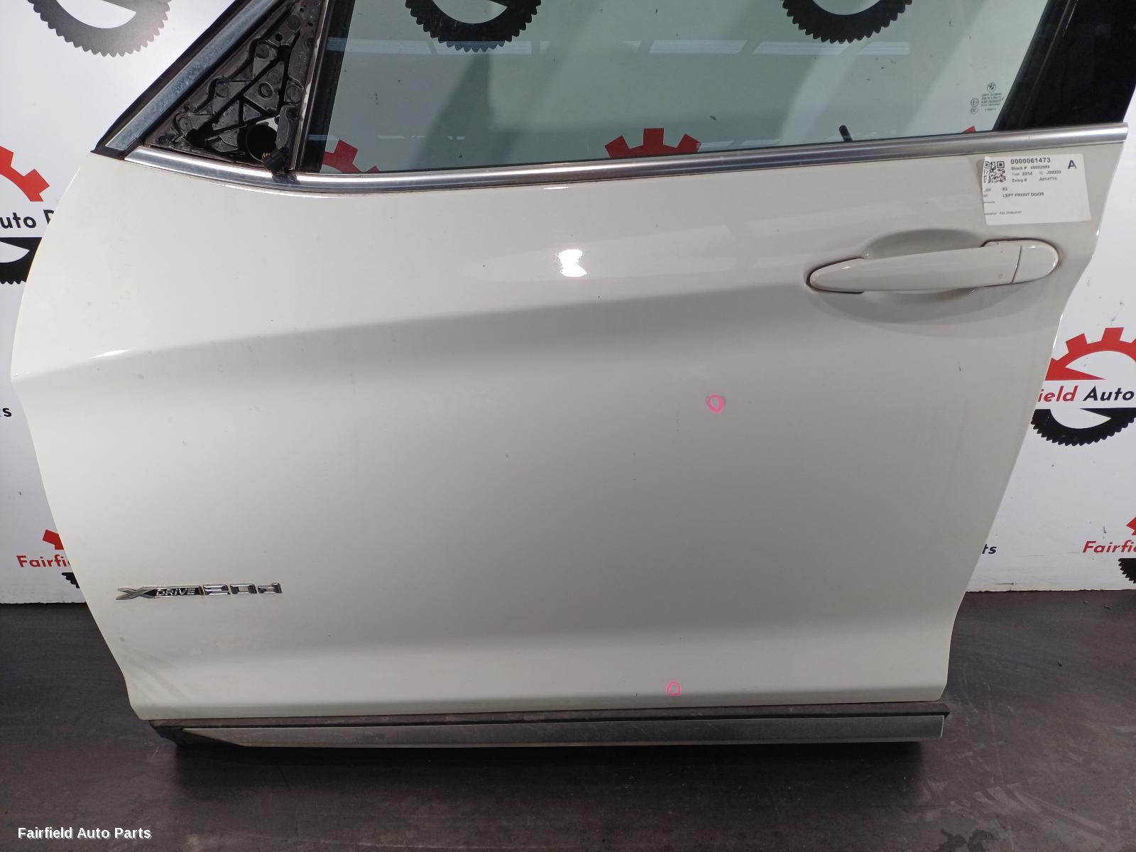 2009-2017 Bmw X3 Left Front Door
