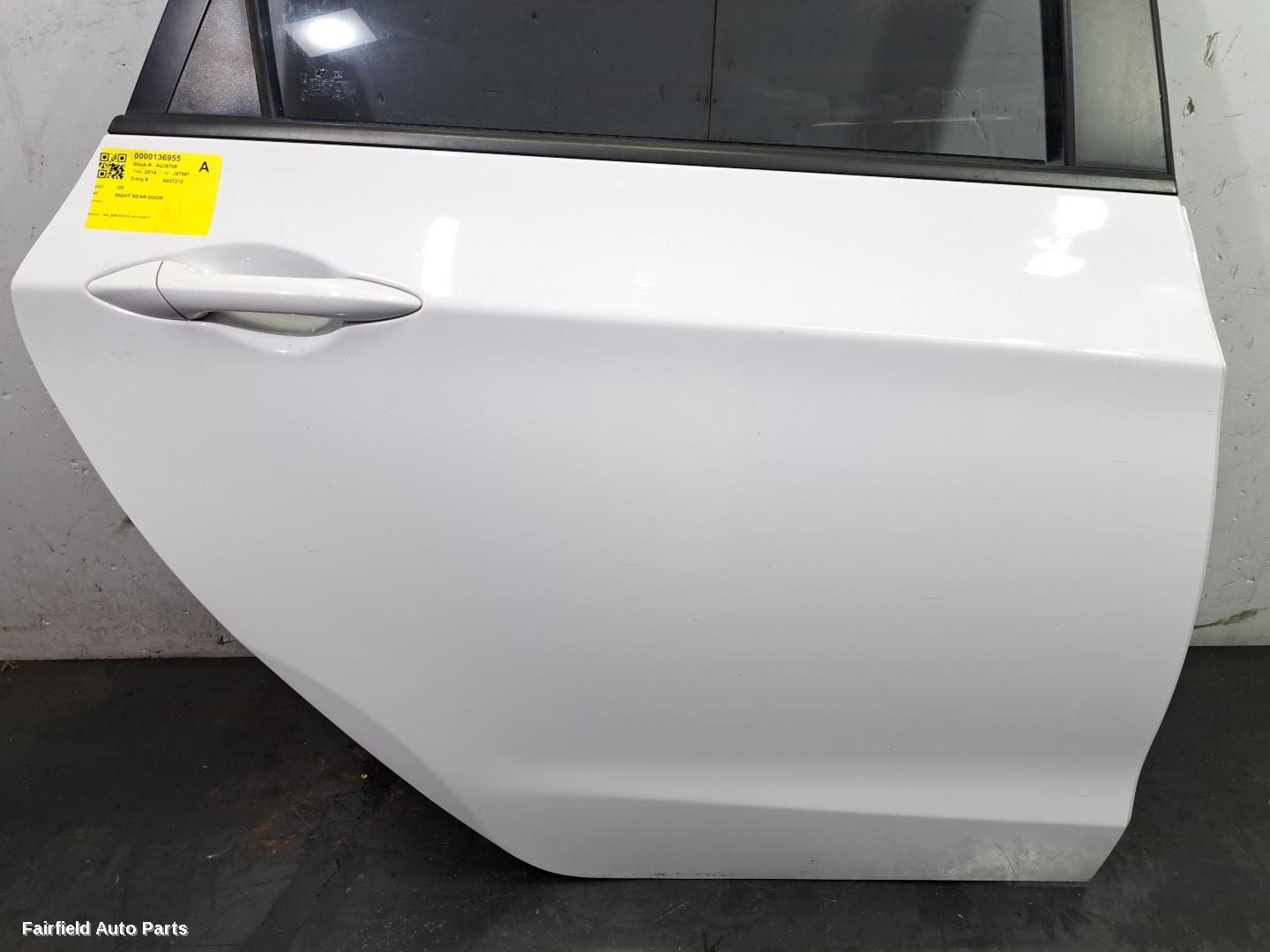 2012-2017 Hyundai I30 Right Rear Door Sliding