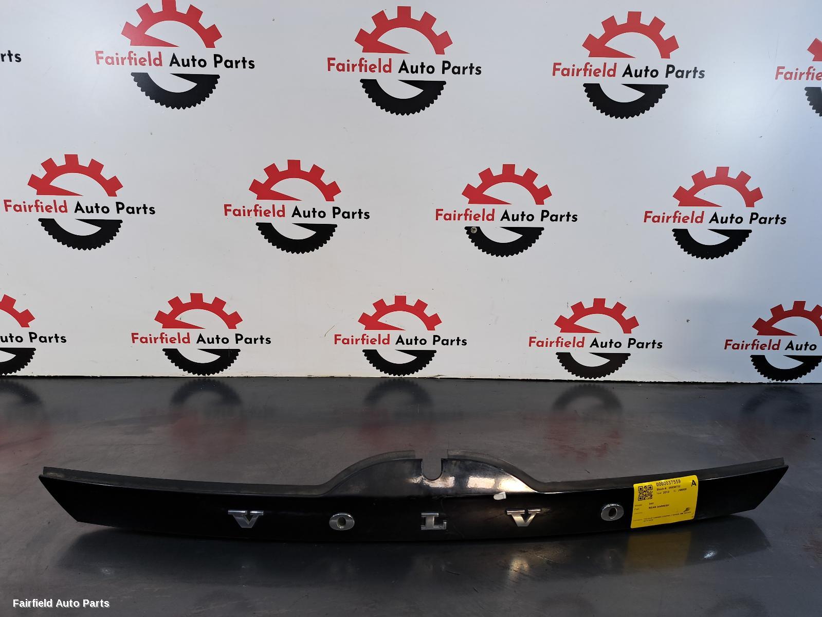 2011-2018 Volvo S60/v60 Rear Garnish