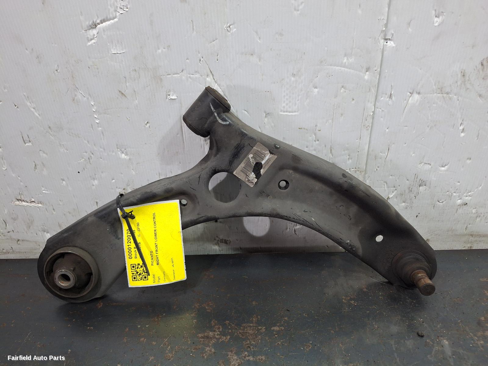 2017-2026 Kia Picanto Right Front Lower Control Arm