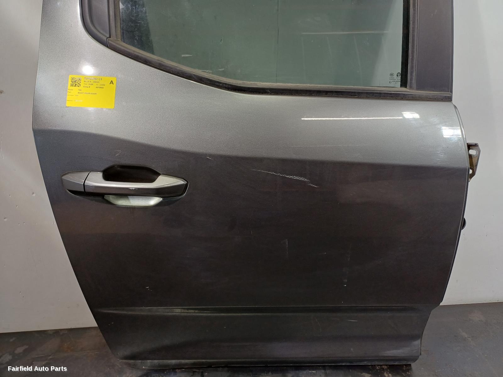 2017-2026 Ldv T60 Right Rear Door Sliding