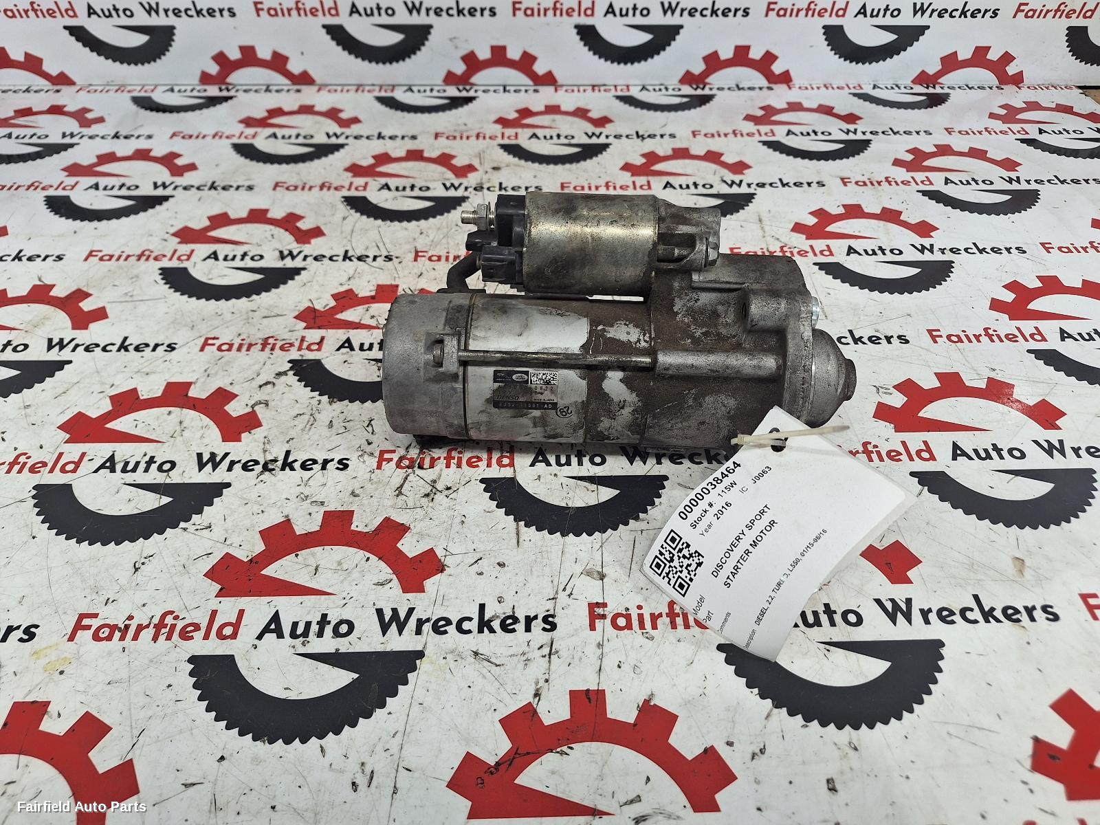 2015-2016 Land Rover Discovery Sport Starter