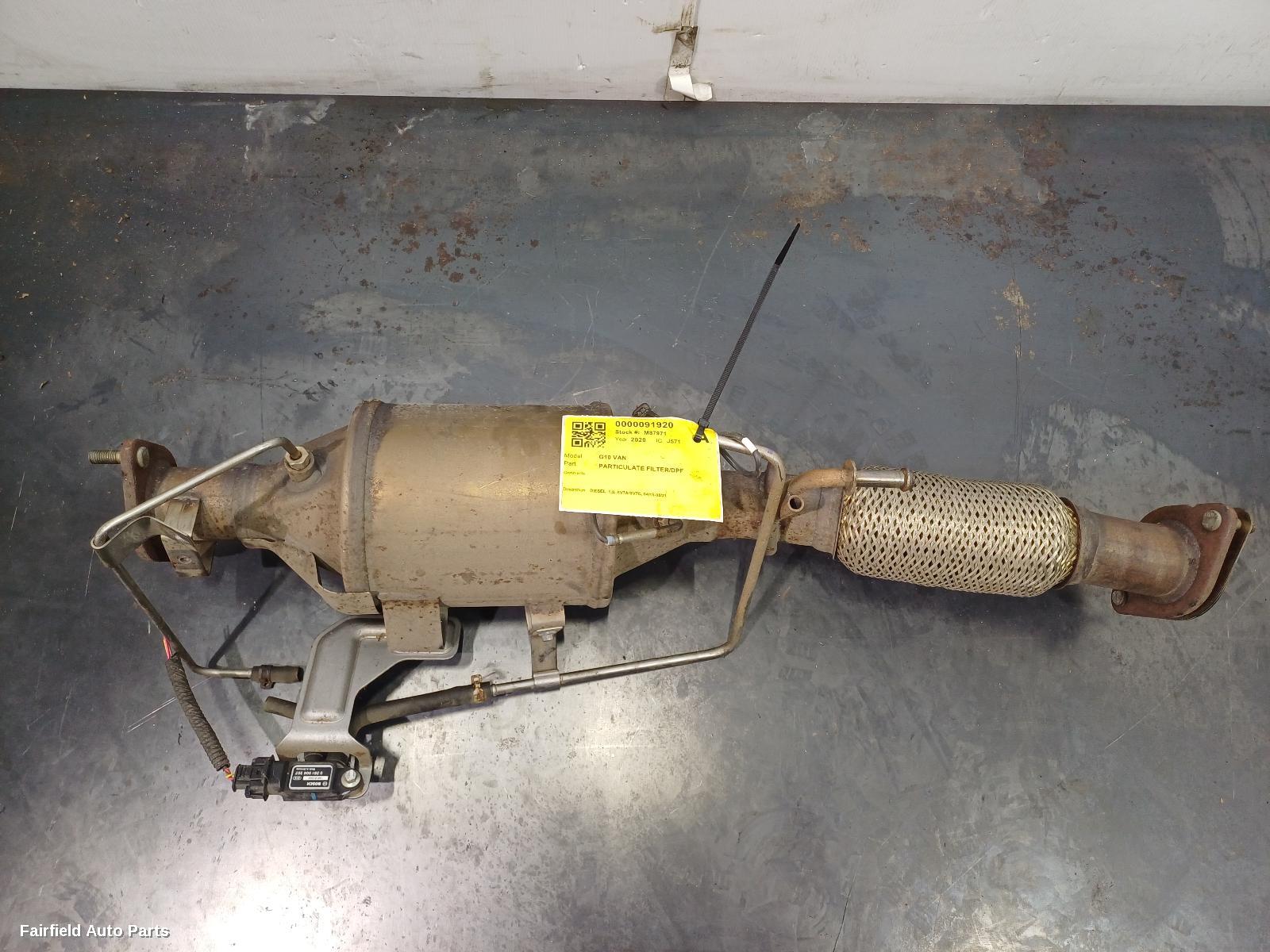 2015-2021 Ldv G10 Particulate Filter Dpf
