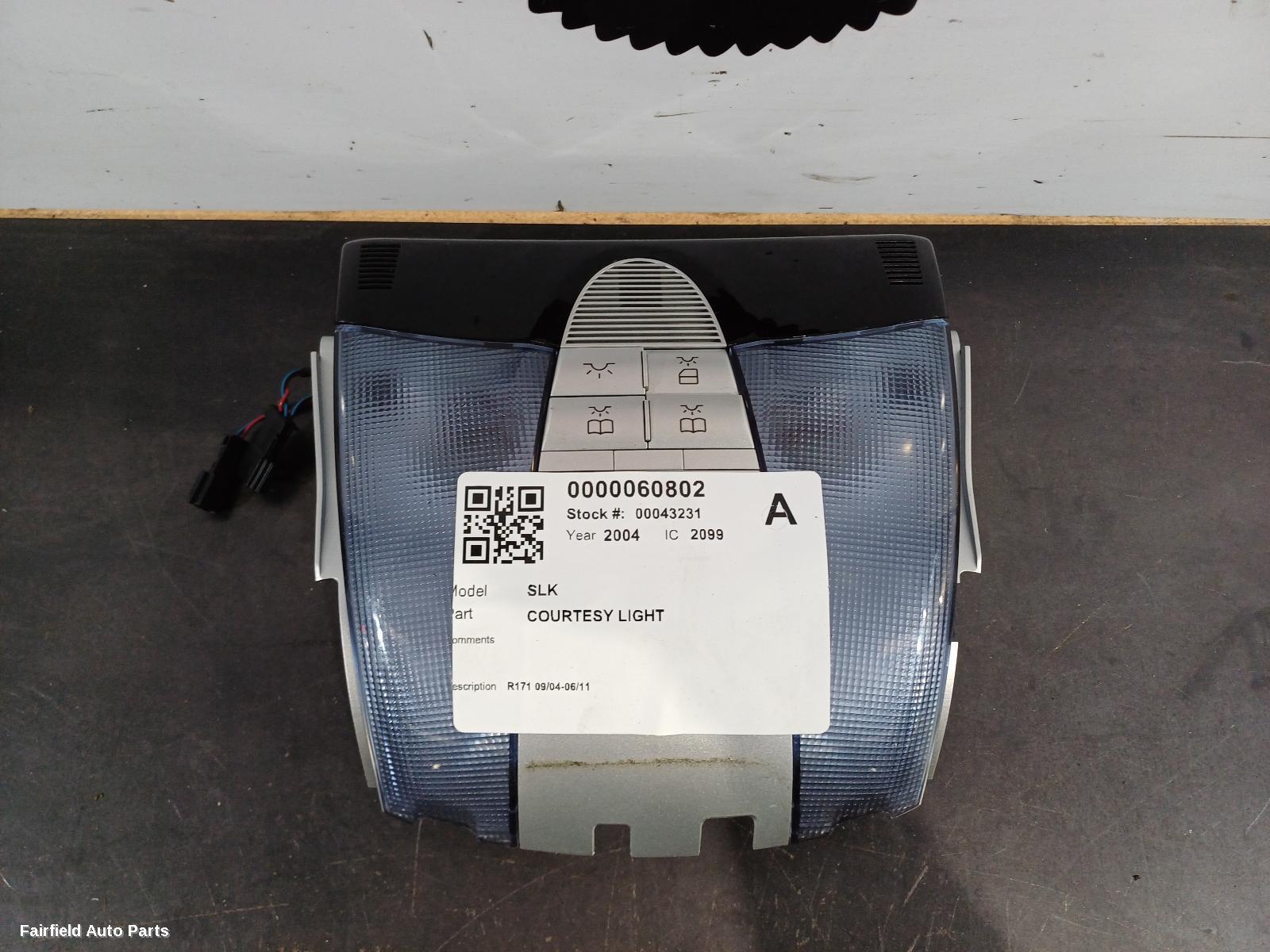 2004-2011 Mercedes Slk Courtesy Light