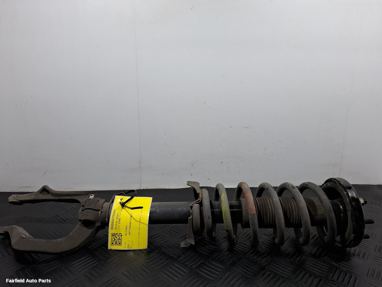 2008-2015 Honda Accord Left Front Strut