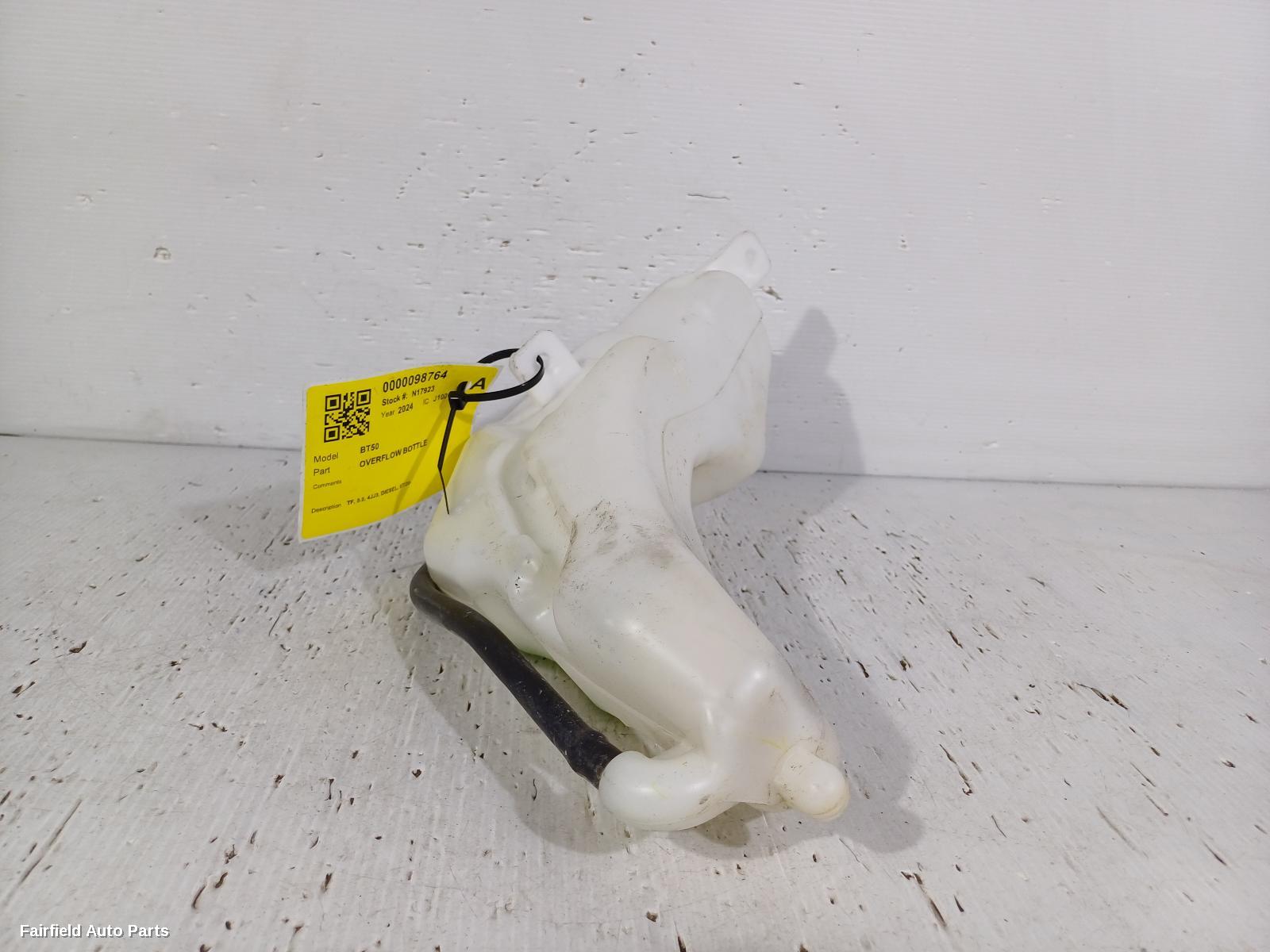 2020-2026 Mazda Bt50 Overflow Bottle