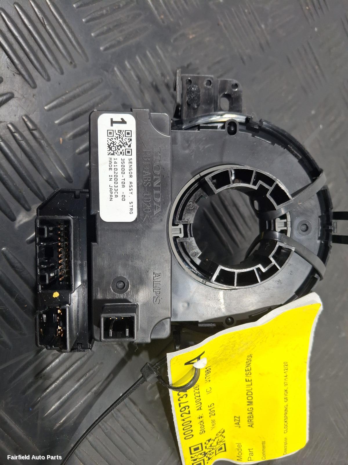 2014-2020 Honda Jazz Airbag Module Sensor