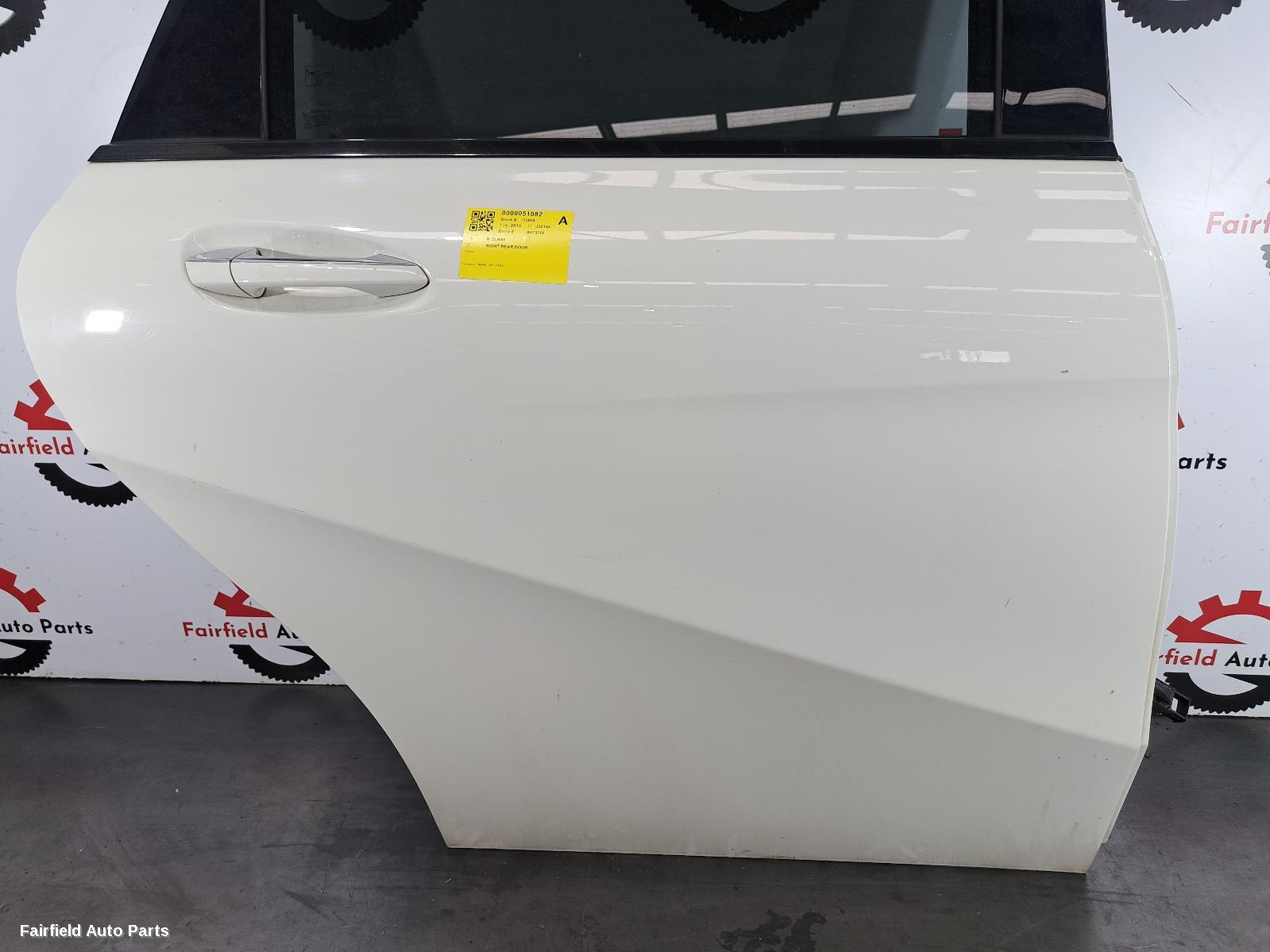 2011-2019 Mercedes B Class Right Rear Door Sliding