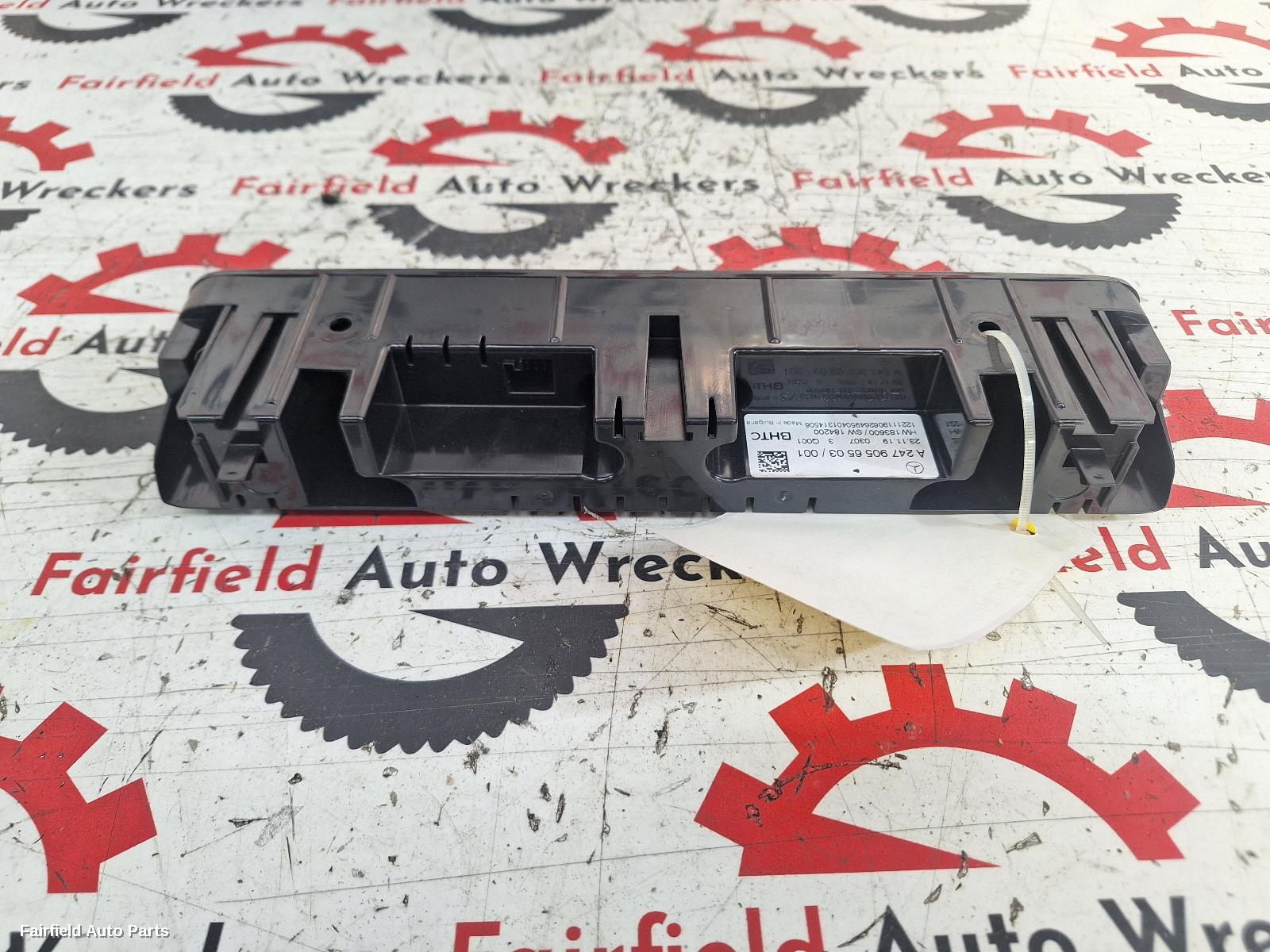 2018-2025 Mercedes A Class Heater Ac Controls