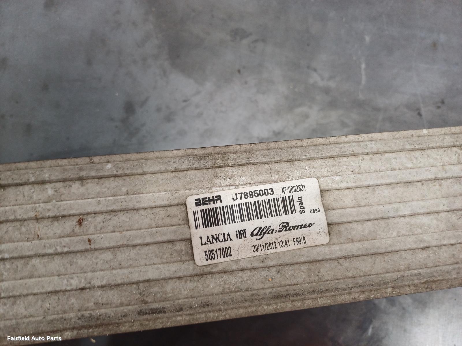 2011-2020 Alfa Romeo Giulietta Intercooler