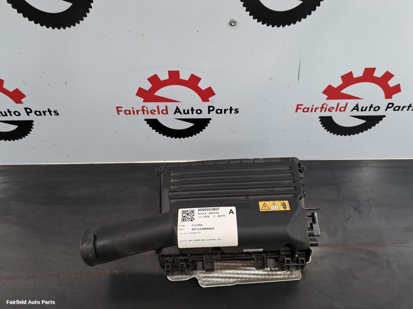 2014-2021 Mercedes C Class Air Cleaner Box