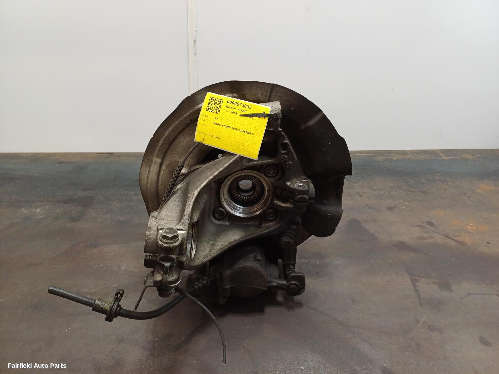 2015-2022 Bmw X1 Right Front Hub Assembly