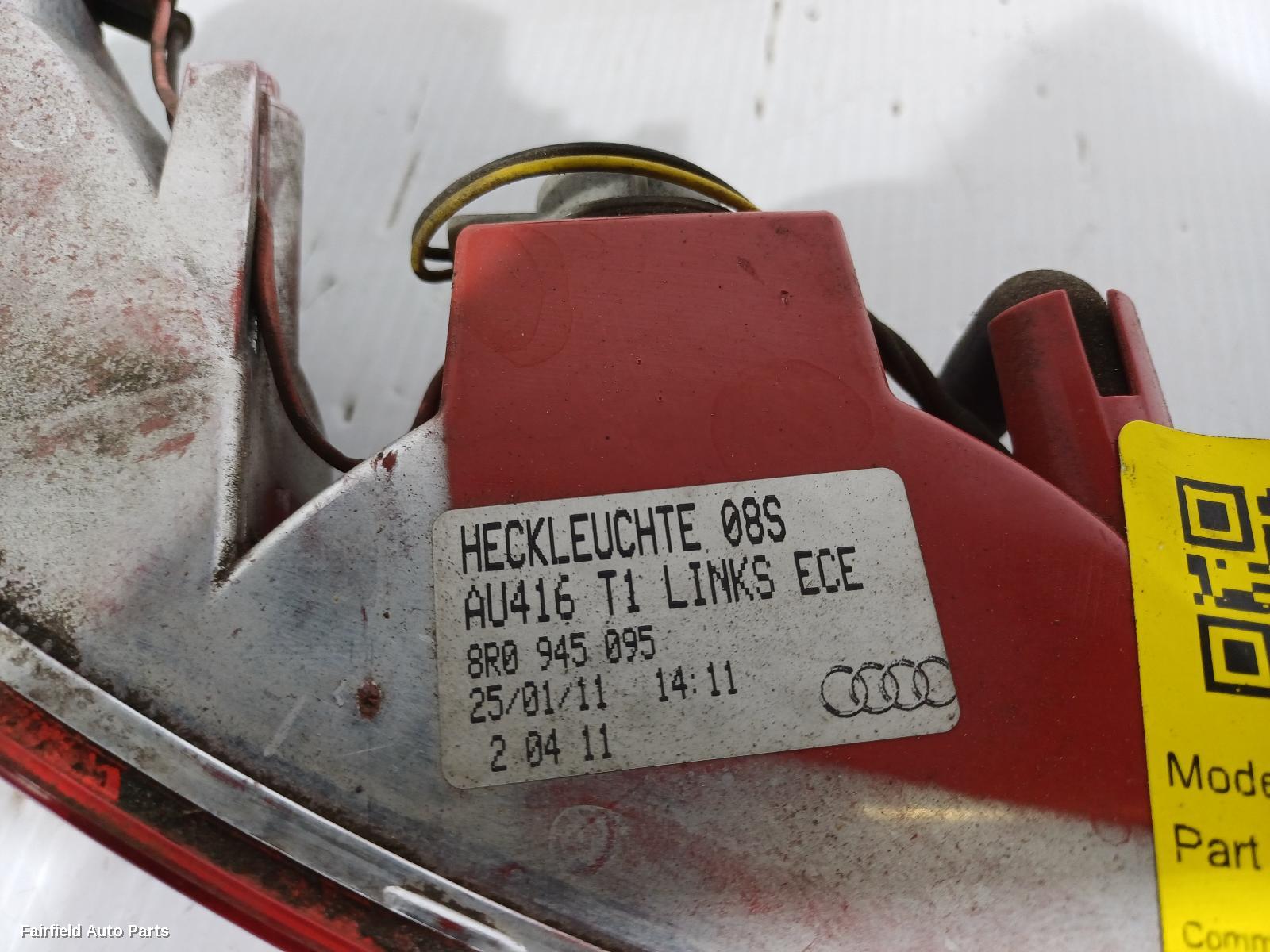 2008-2017 Audi Q5 Left Taillight
