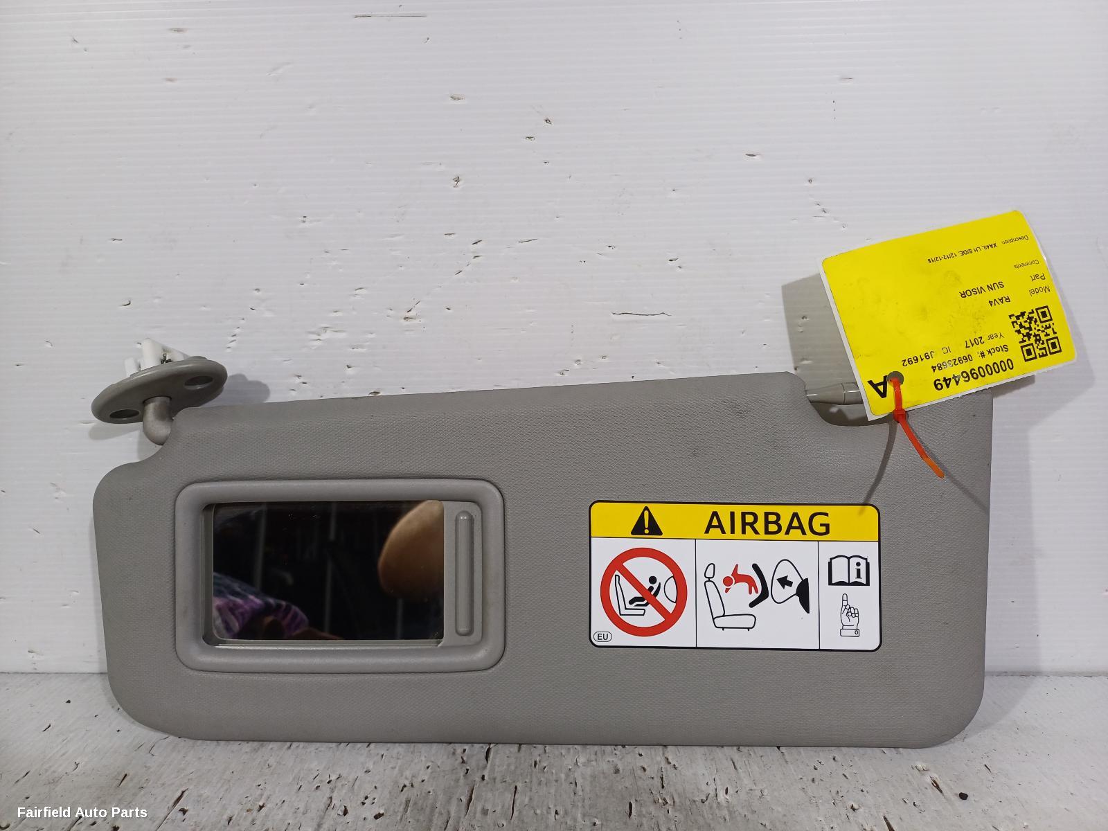 2012-2018 Toyota Rav4 Sunvisor
