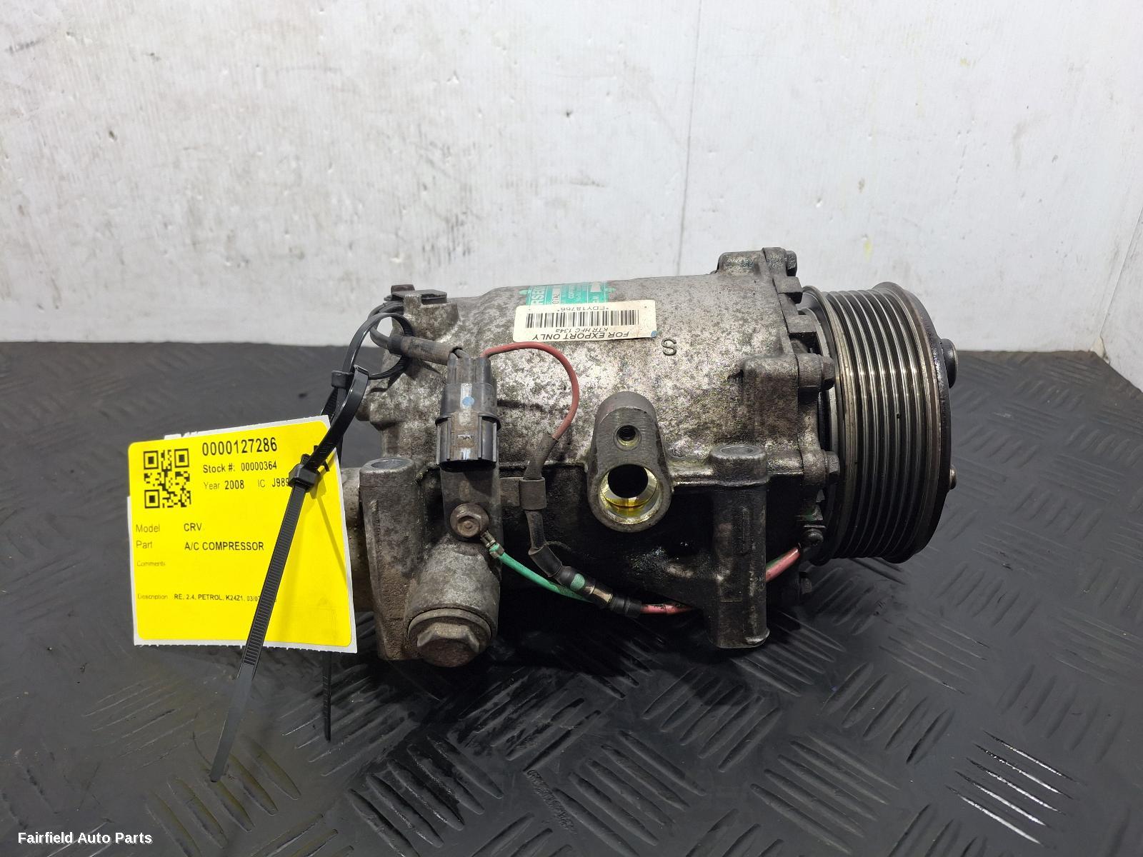 2007-2010 Honda Crv A C Compressor