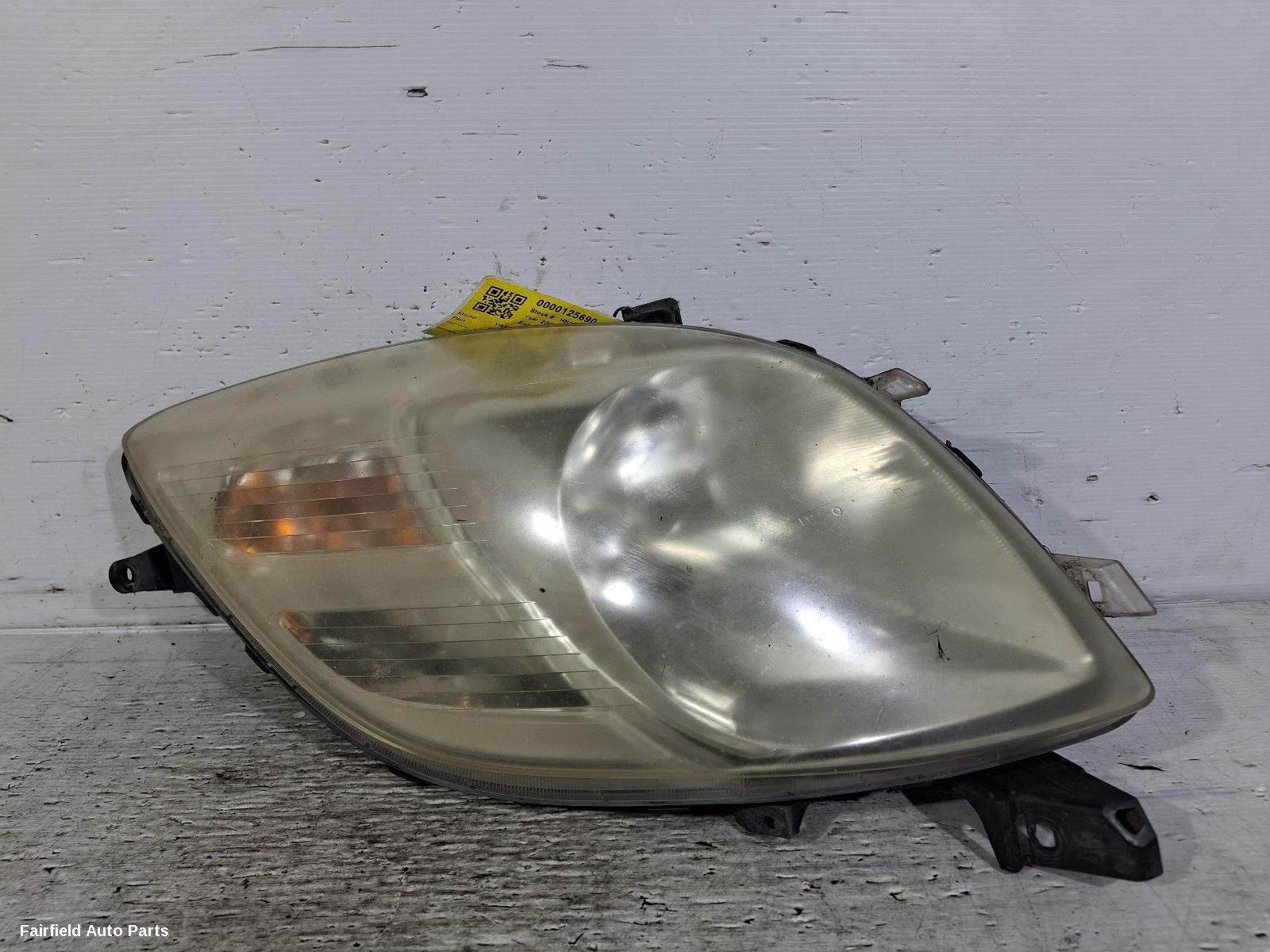 2005-2008 Toyota Yaris Left Headlamp
