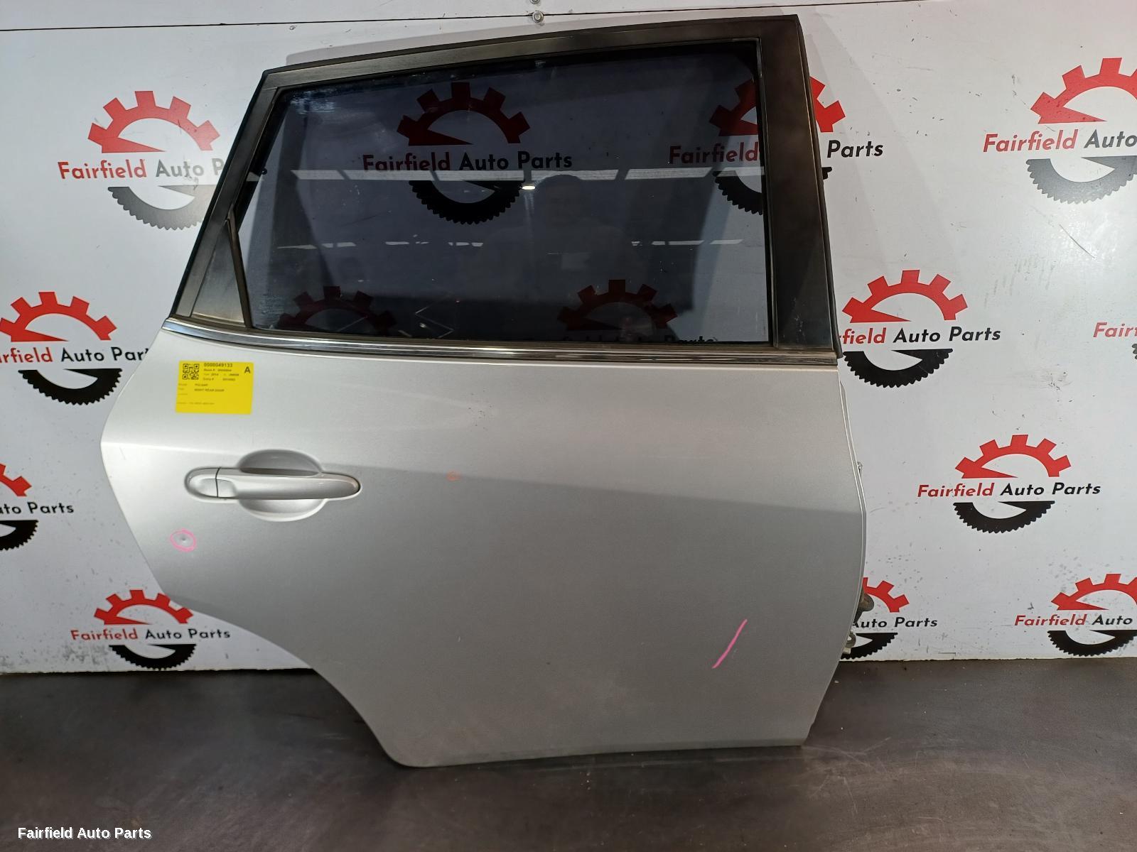 2013-2016 Nissan Pulsar Right Rear Door Sliding