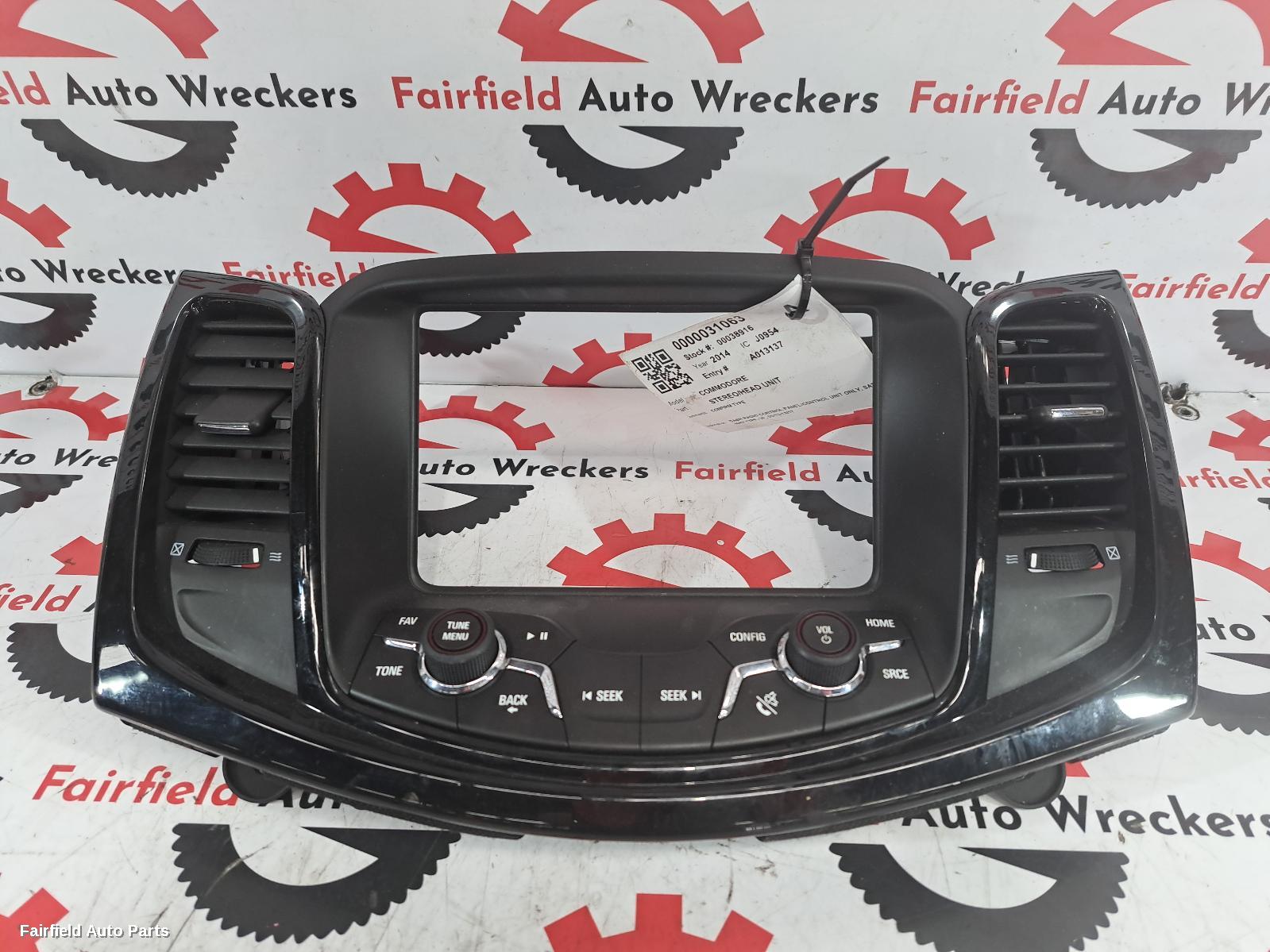 2013-2017 Holden Commodore Radio Cd Dvd Sat Tv