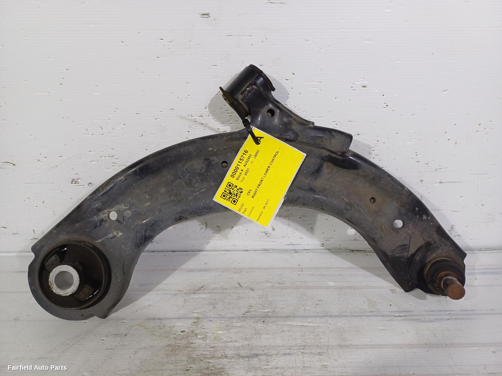 2017-2025 Mazda Cx3 Right Front Lower Control Arm
