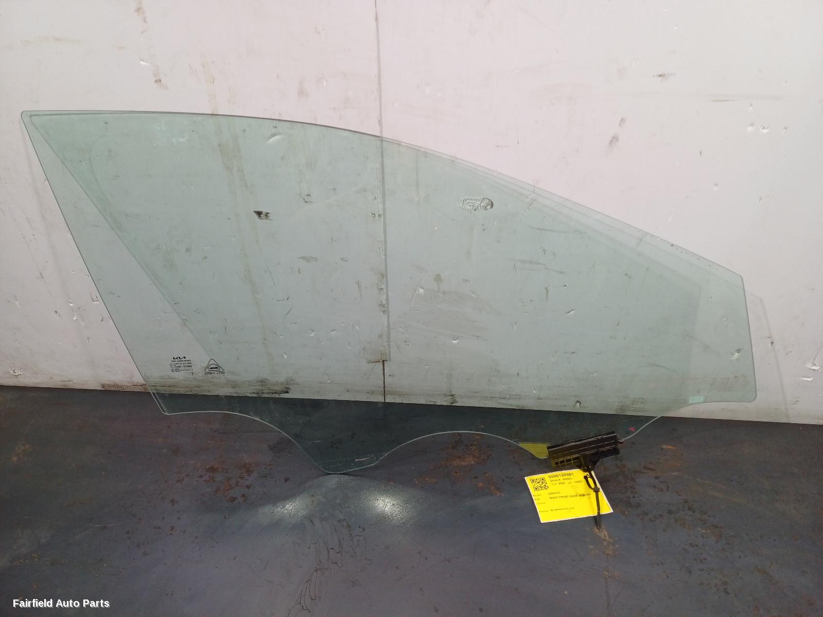 2018-2024 Kia Cerato Right Front Door Window