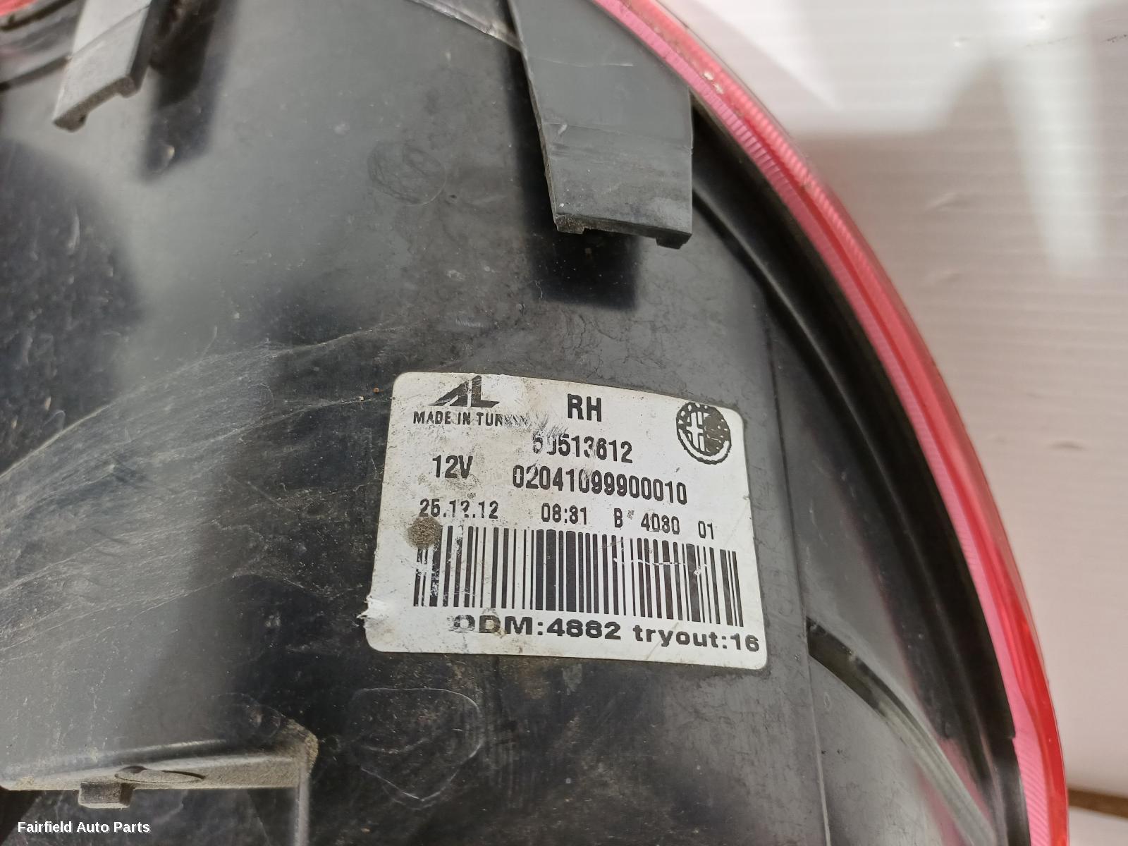 2011-2020 Alfa Romeo Giulietta Right Taillight