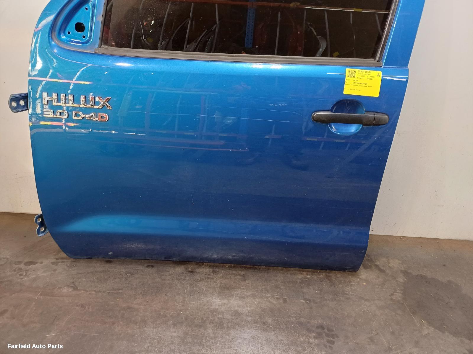 2005-2015 Toyota Hilux Left Front Door