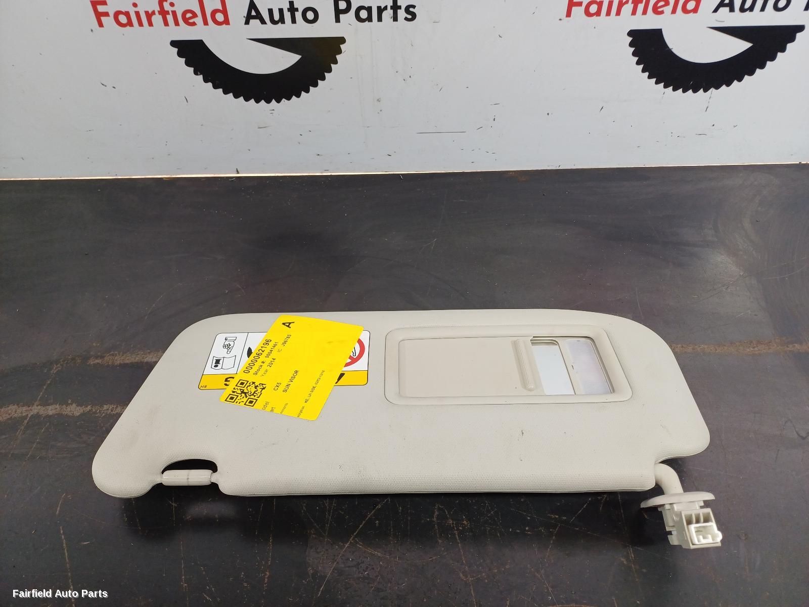 2012-2016 Mazda Cx5 Sunvisor