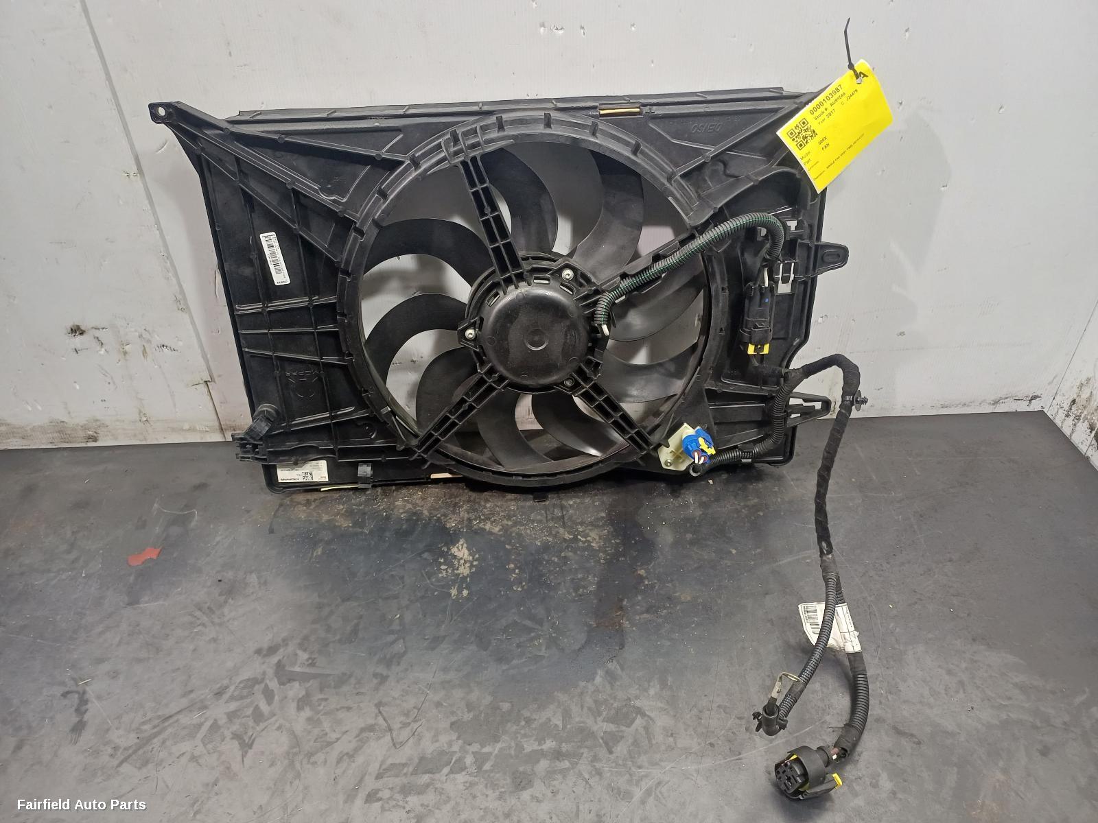 2015-2021 Fiat 500x Fan