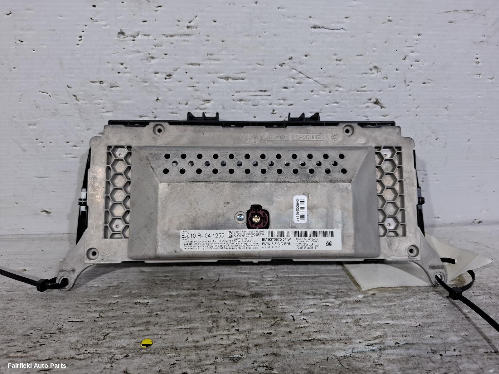 2014-2018 Bmw X4 Radio Cd Dvd Sat Tv