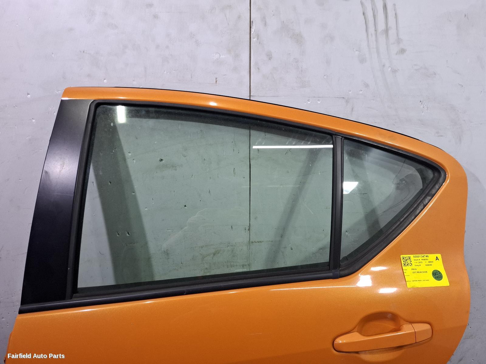 2011-2020 Toyota Prius Left Rear Door Sliding