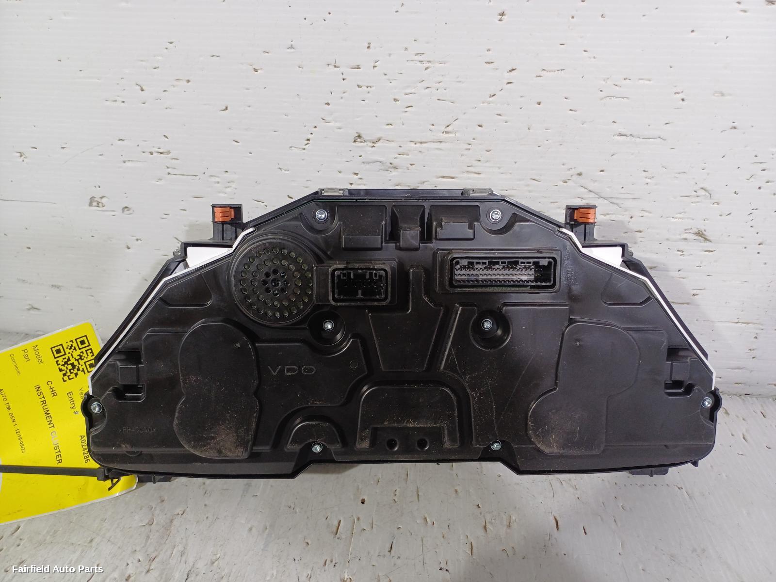 2016-2023 Toyota C-hr Instrument Cluster