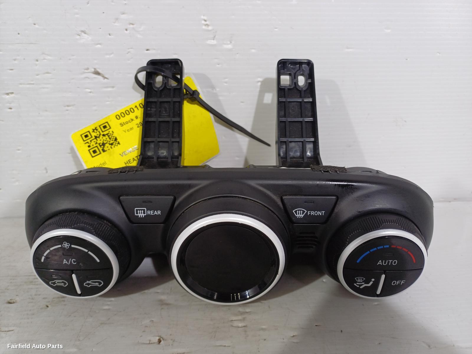 2019-2025 Hyundai Venue Heater Ac Controls