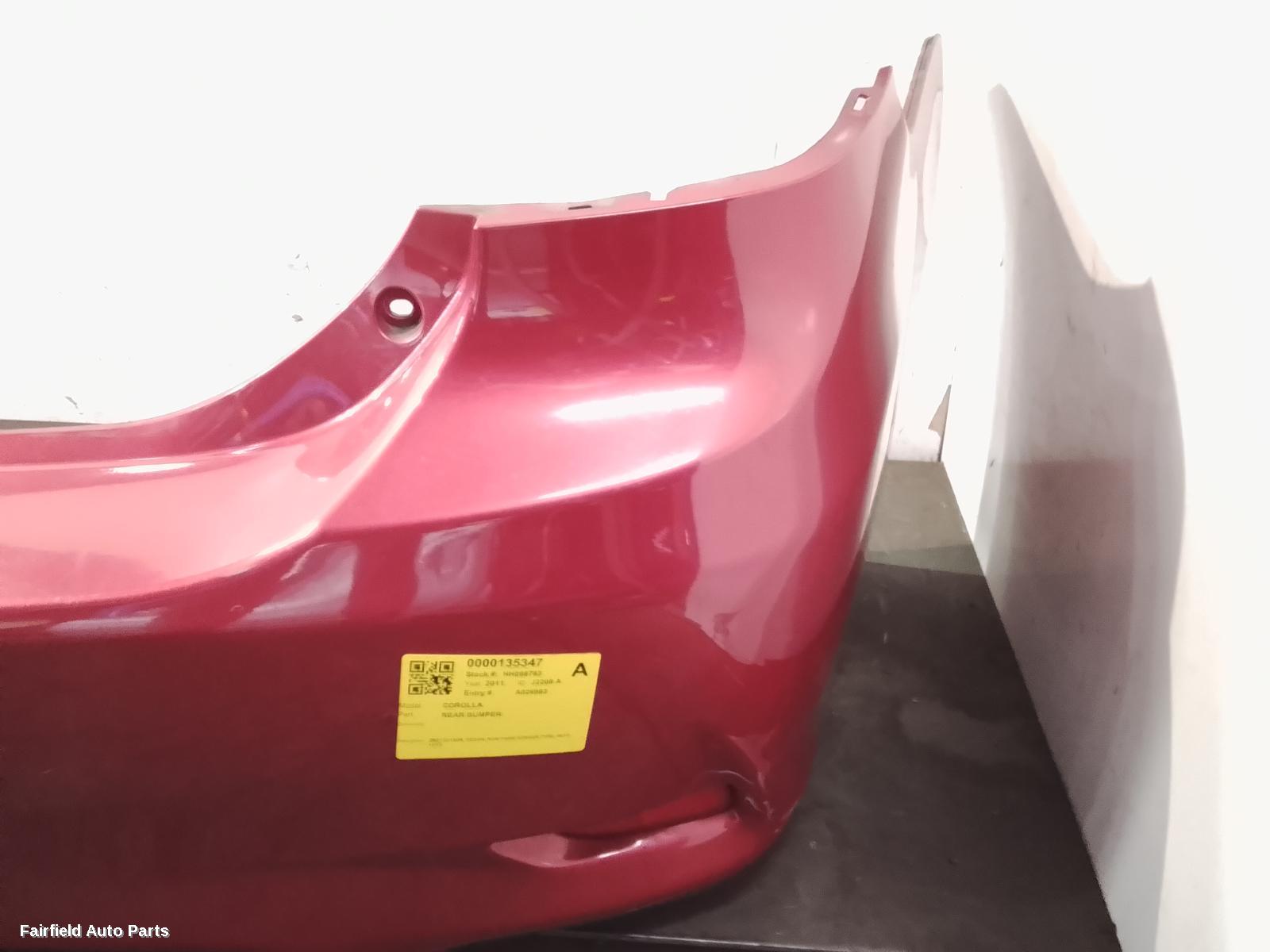 2010-2013 Toyota Corolla Rear Bumper
