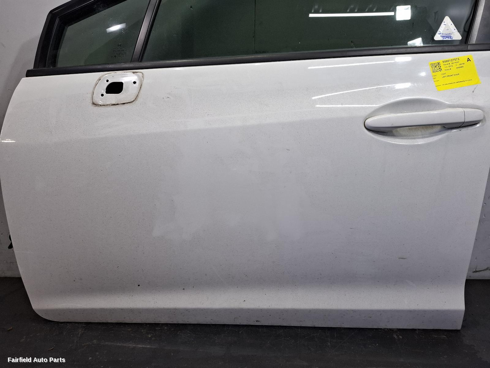 2012-2016 Honda Civic Left Front Door