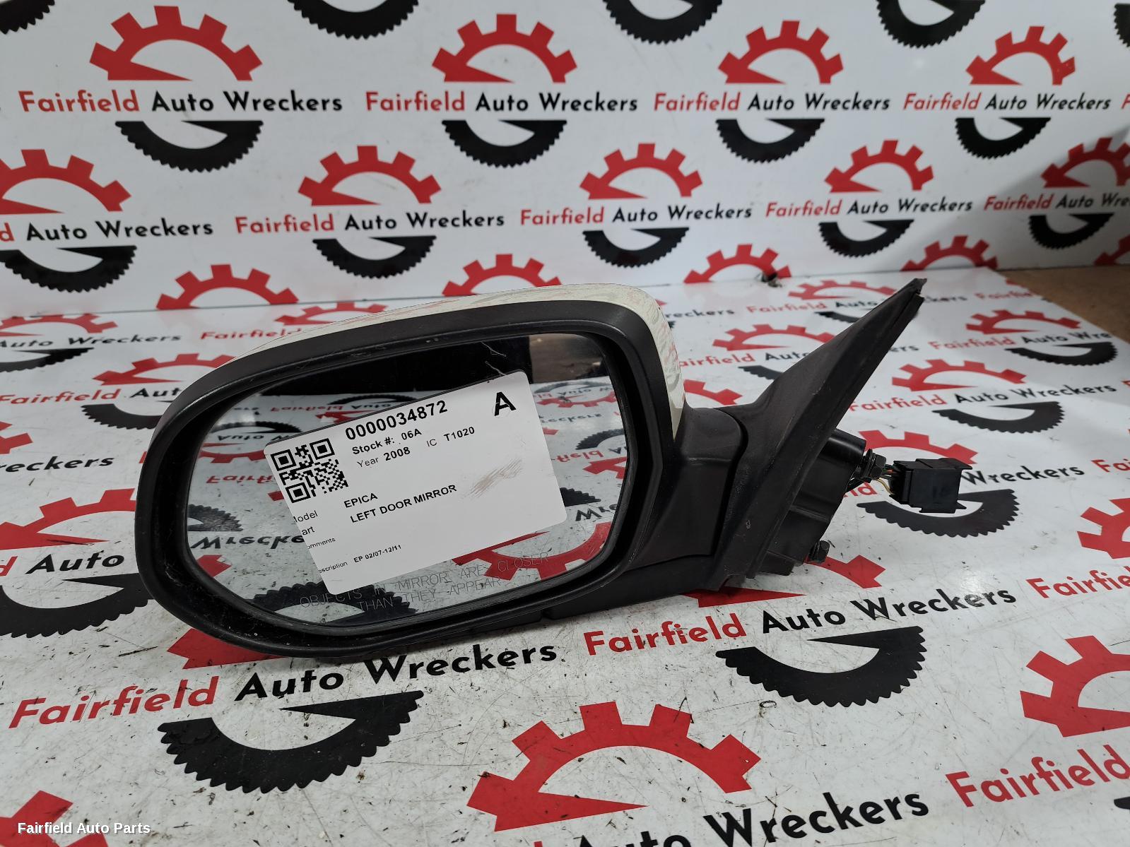 2007-2011 Holden Epica Left Door Mirror