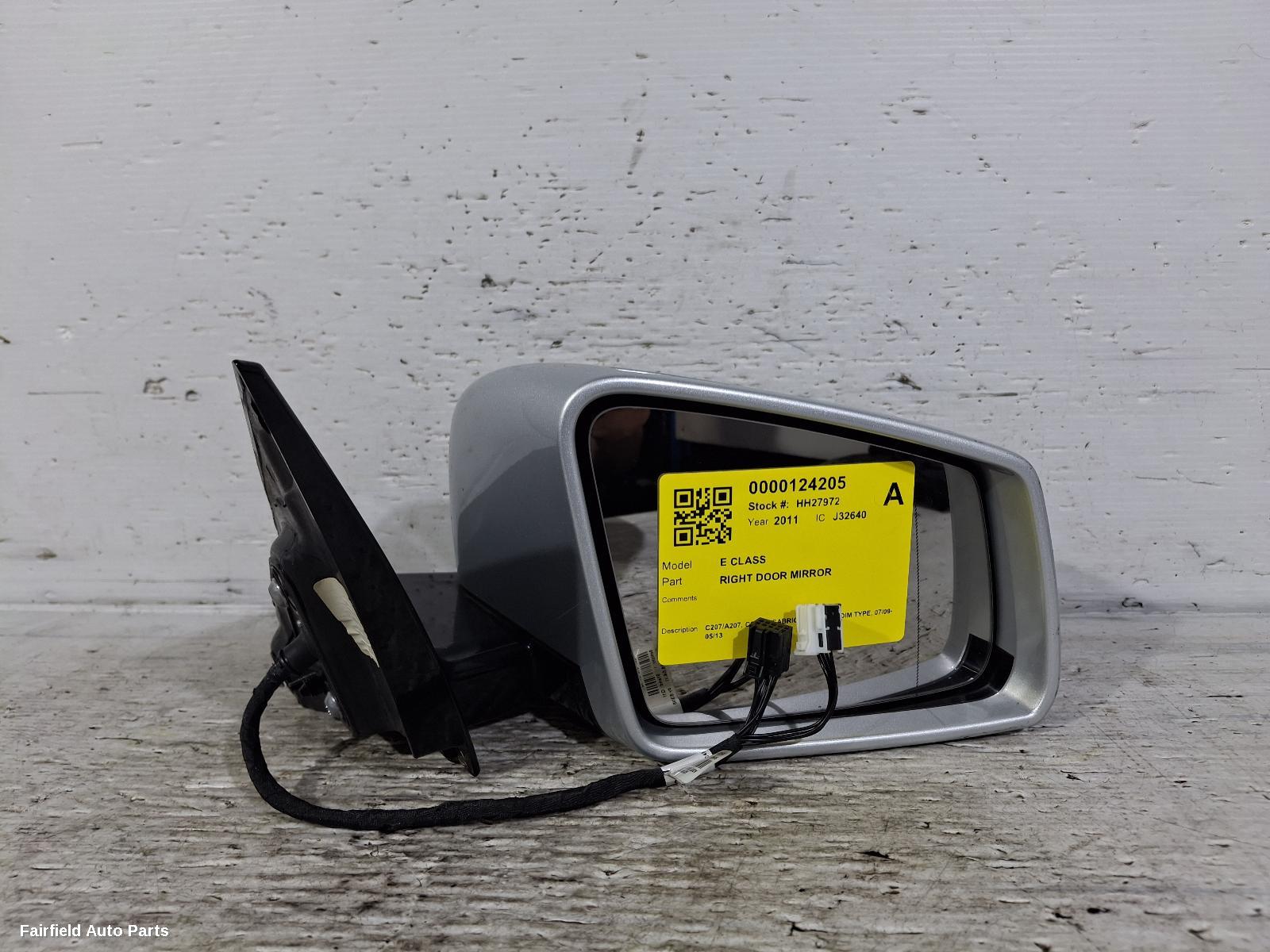 2009-2013 Mercedes E Class Right Door Mirror