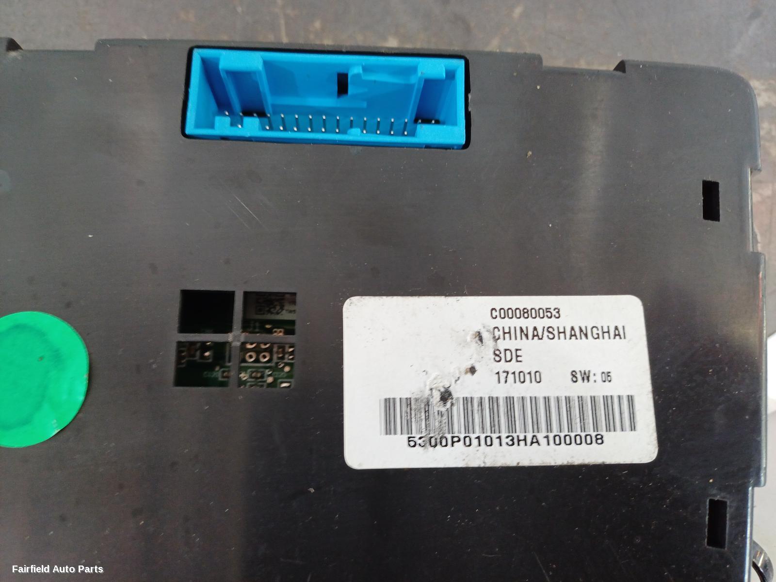 2015-2022 Ldv G10 Heater Ac Controls