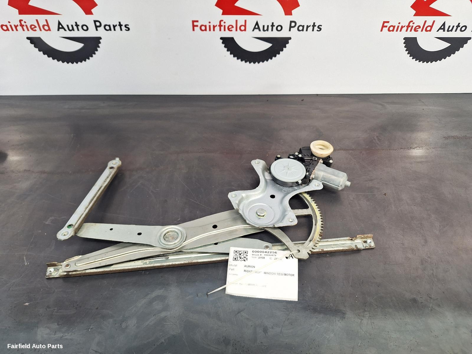 2006-2012 Toyota Aurion Right Front Window Reg Motor