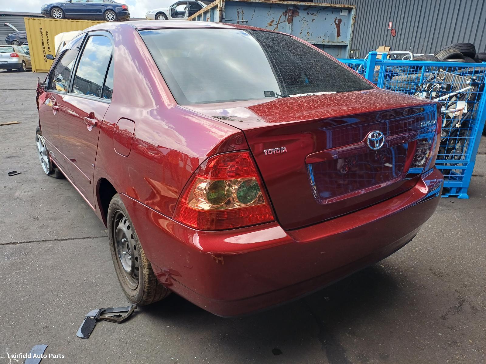 2001-2007 Toyota Corolla Left Rear Door Sliding