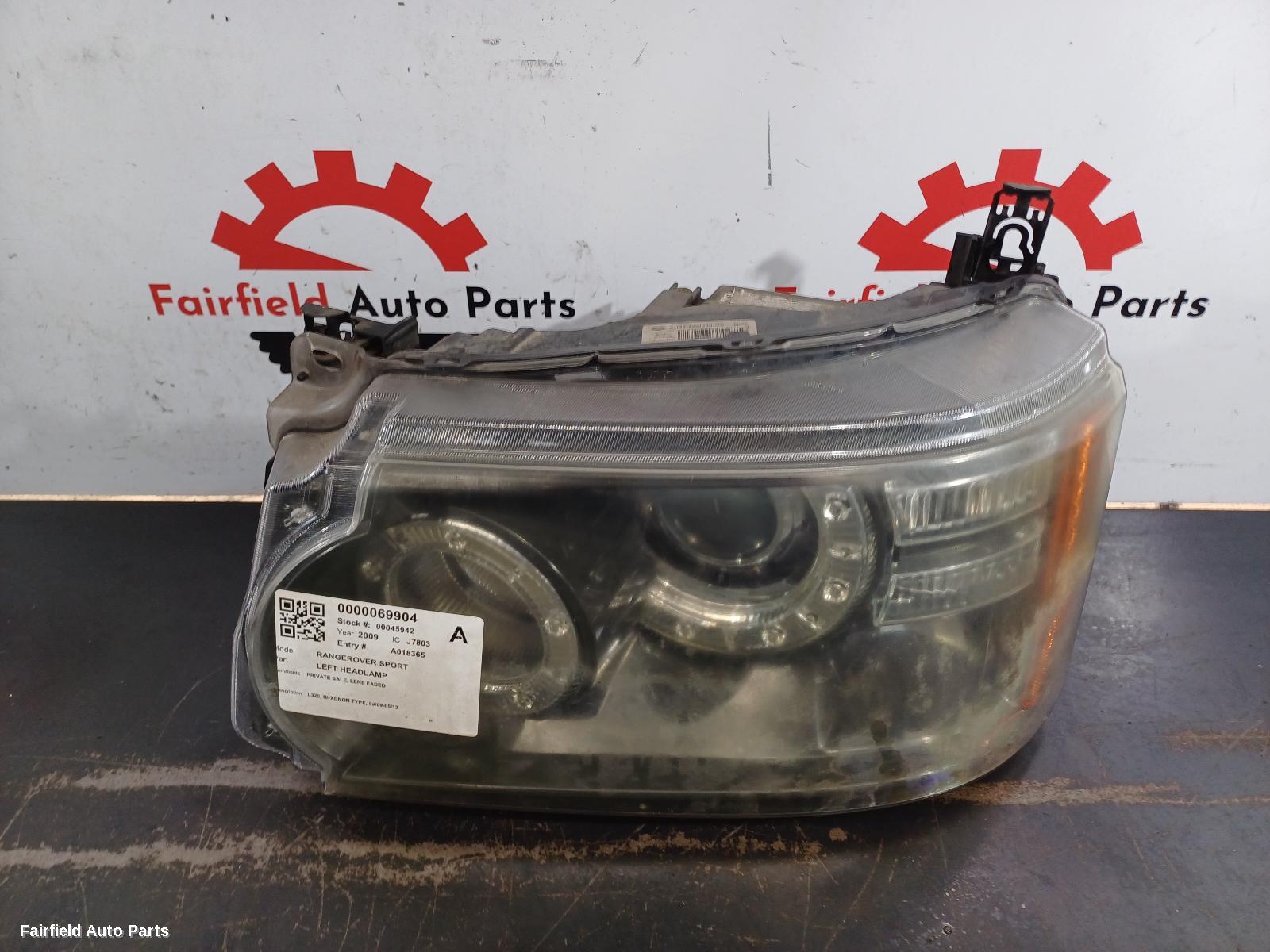 2009-2013 Land Rover Rangerover Sport Left Headlamp