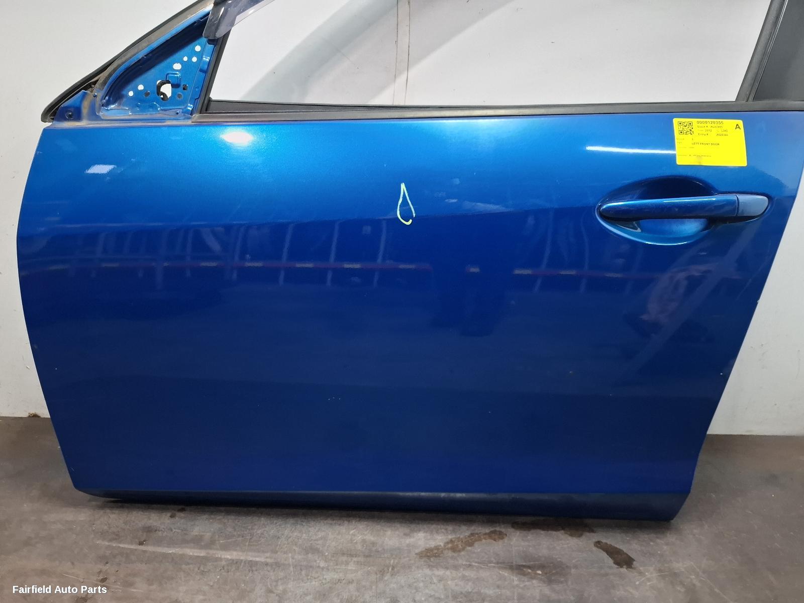 2009-2013 Mazda 3 Left Front Door
