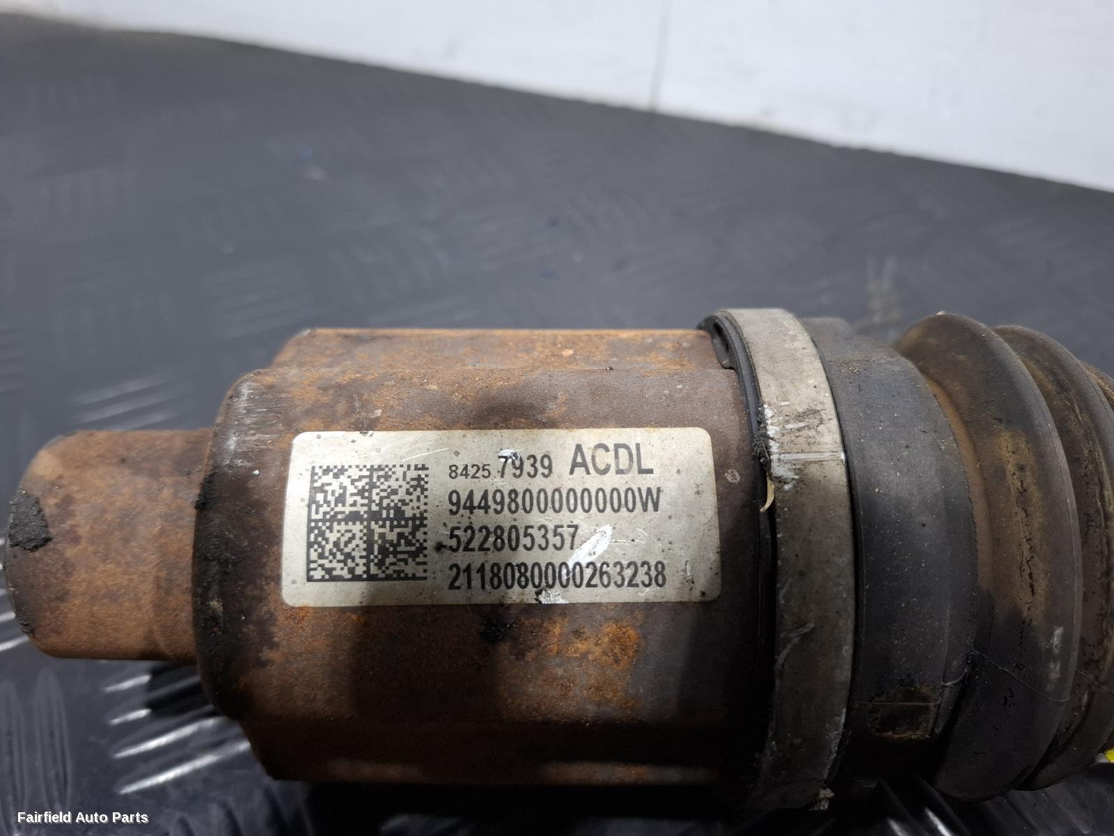 2017-2020 Holden Commodore Right Driveshaft