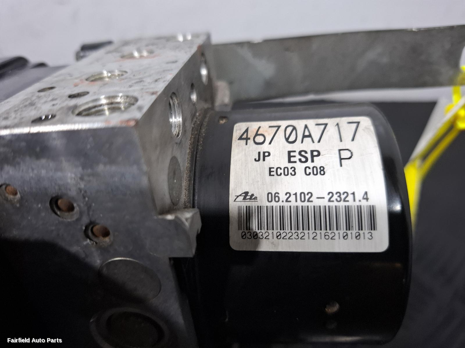 2007-2015 Mitsubishi Lancer Abs Pump Modulator