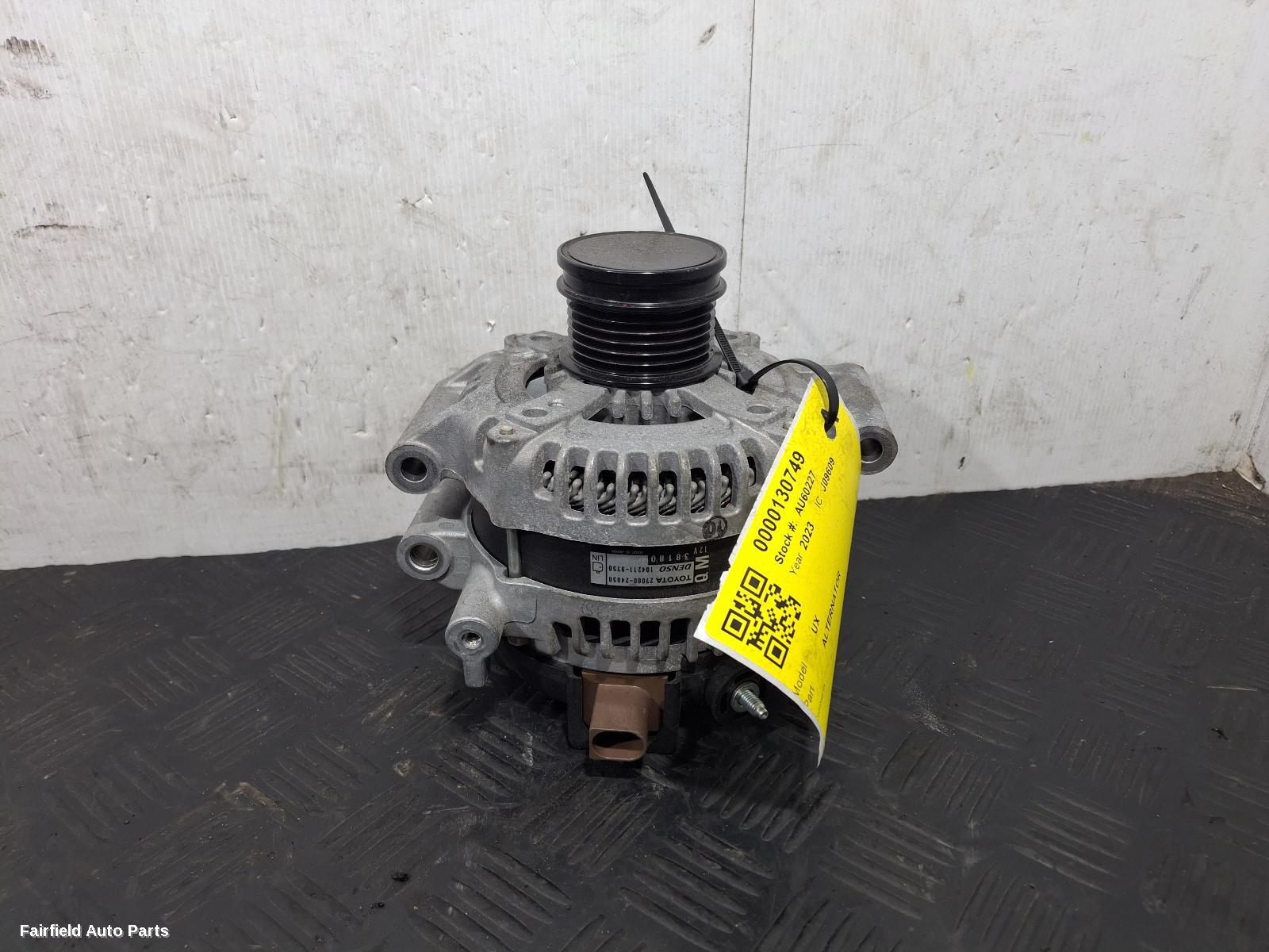 2018-2023 Lexus Ux Alternator
