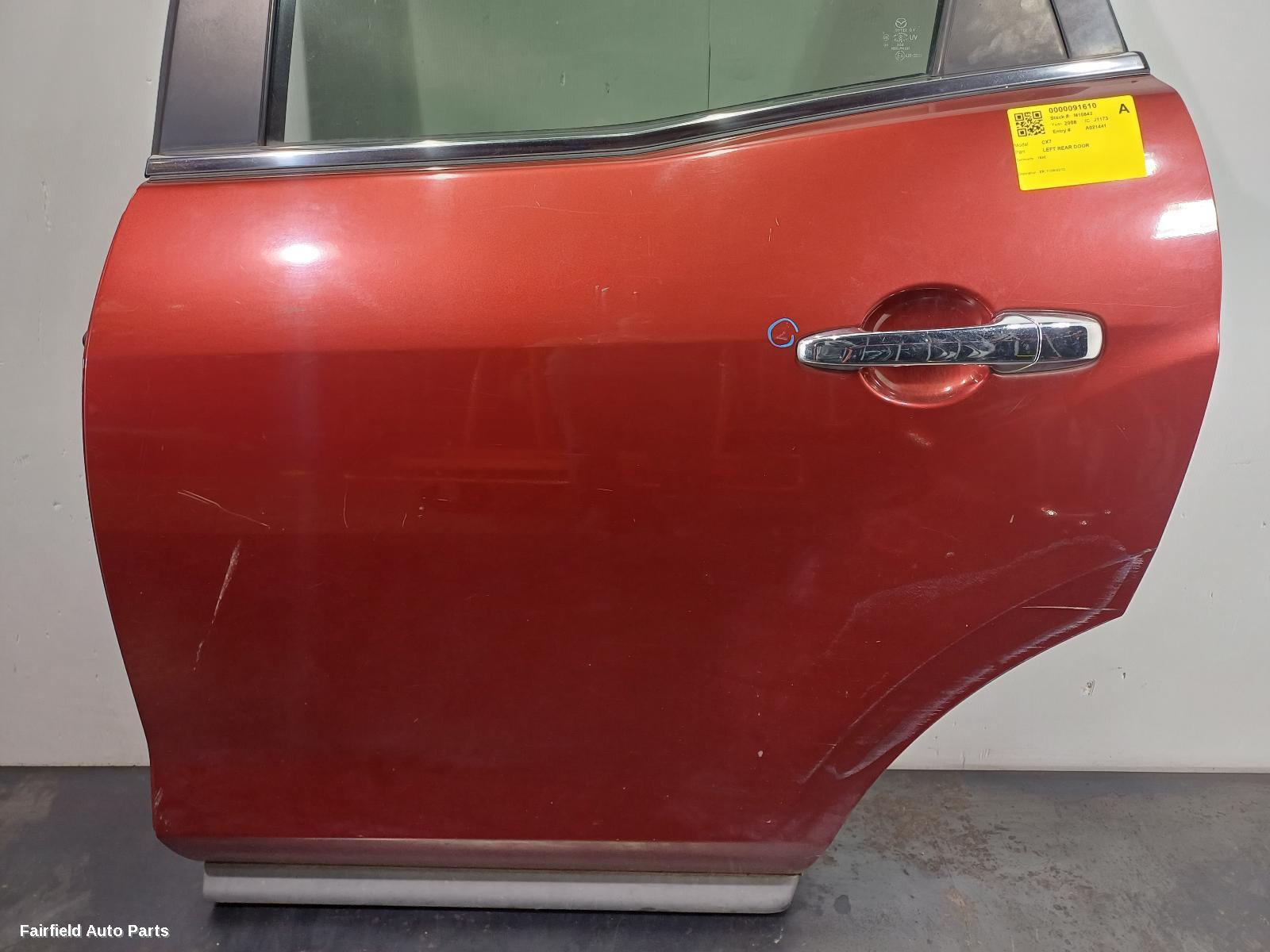 2006-2012 Mazda Cx7 Left Rear Door Sliding