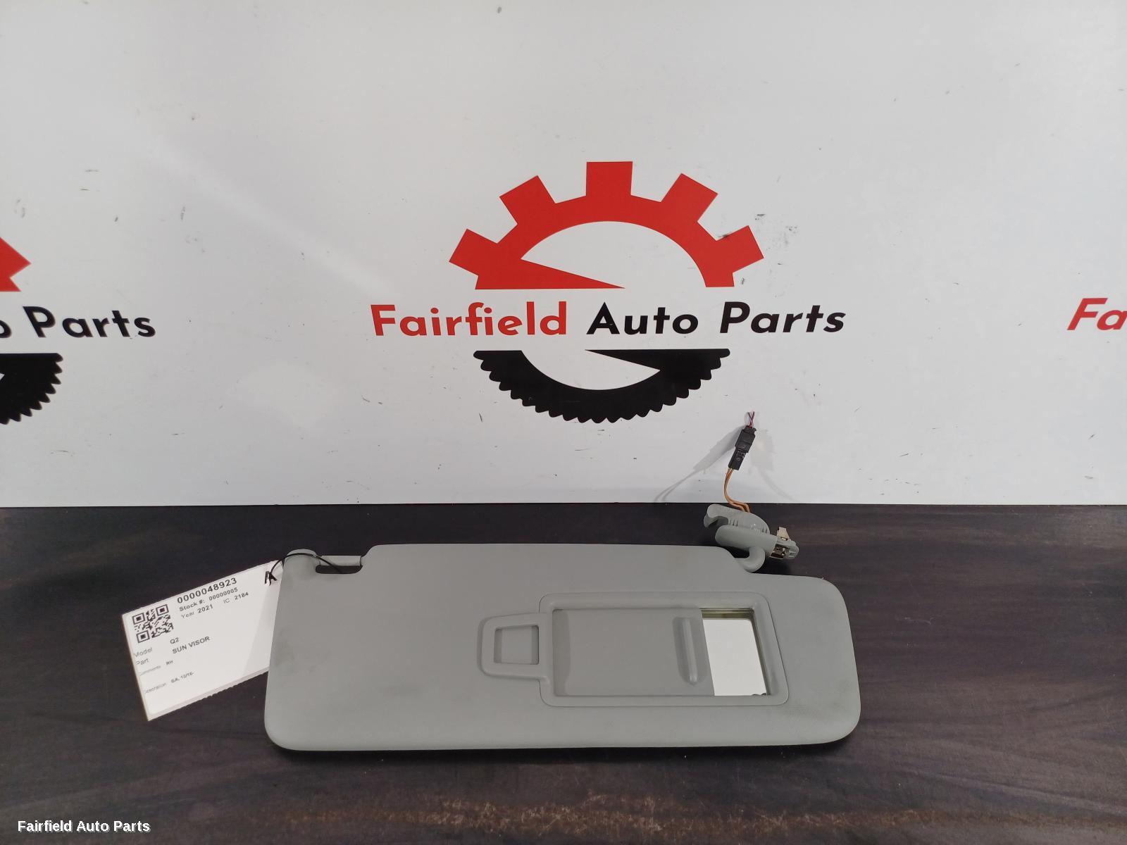 2016-2025 Audi Q2 Sunvisor