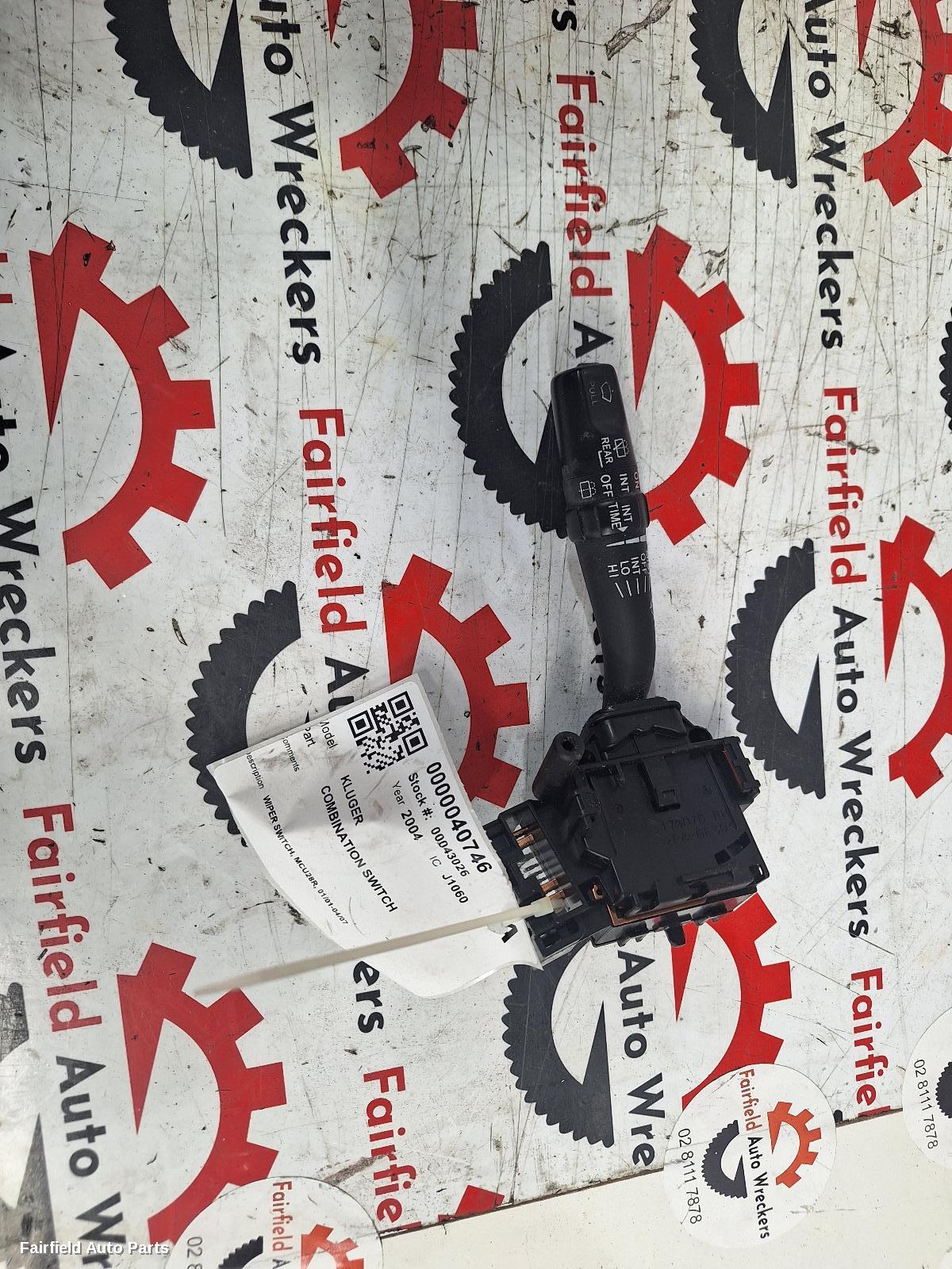 2001-2007 Toyota Kluger Combination Switch